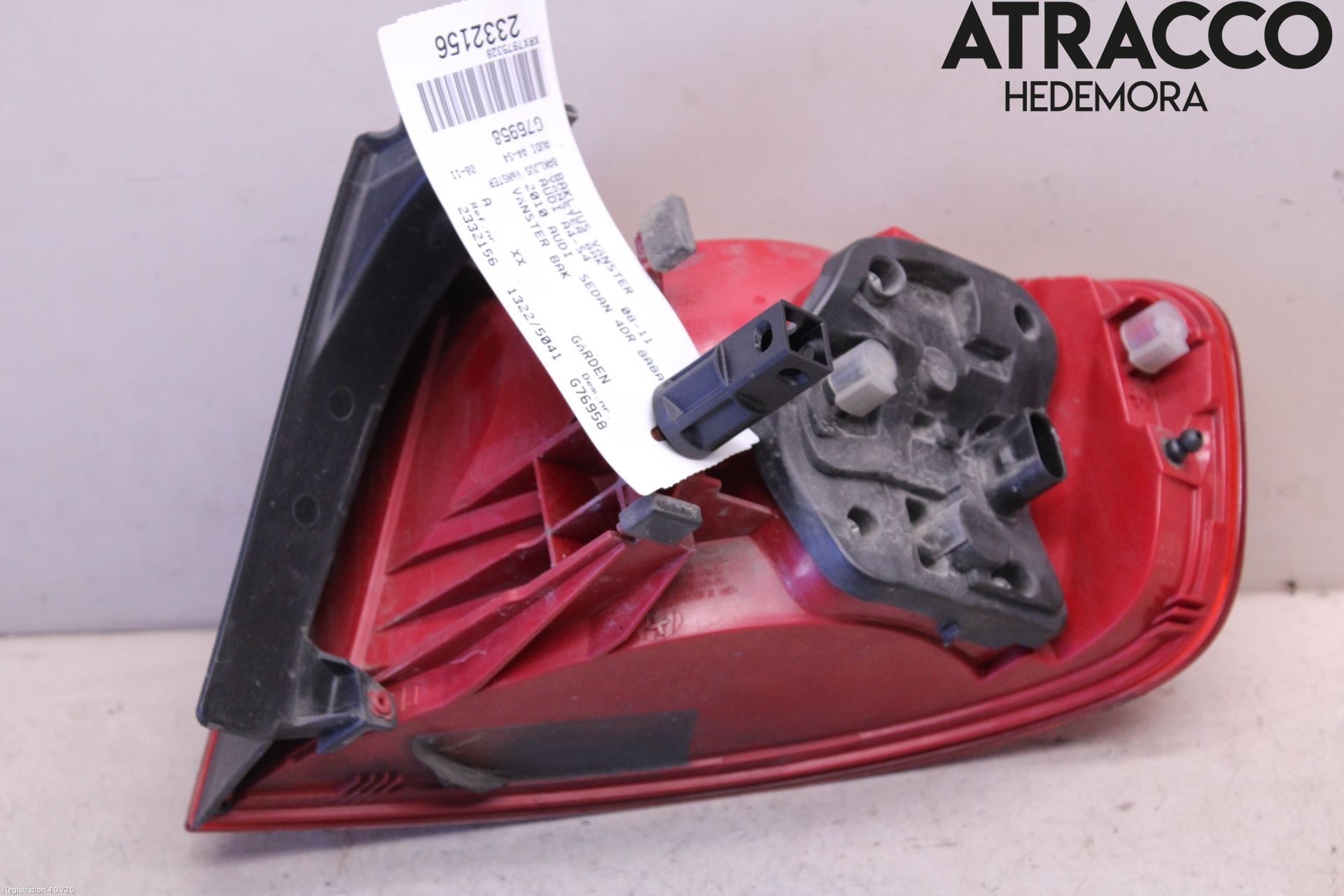 Audi A4/S4 08-11 Bakljus Vänster