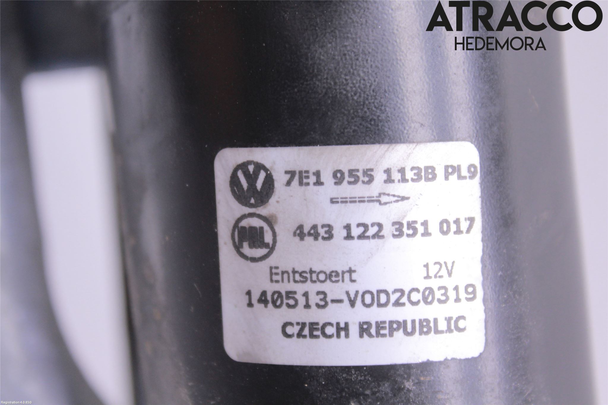 Volkswagen VW TRANSP/CARAVELLE (T5) 04-15 Torkarmotor Vindruta