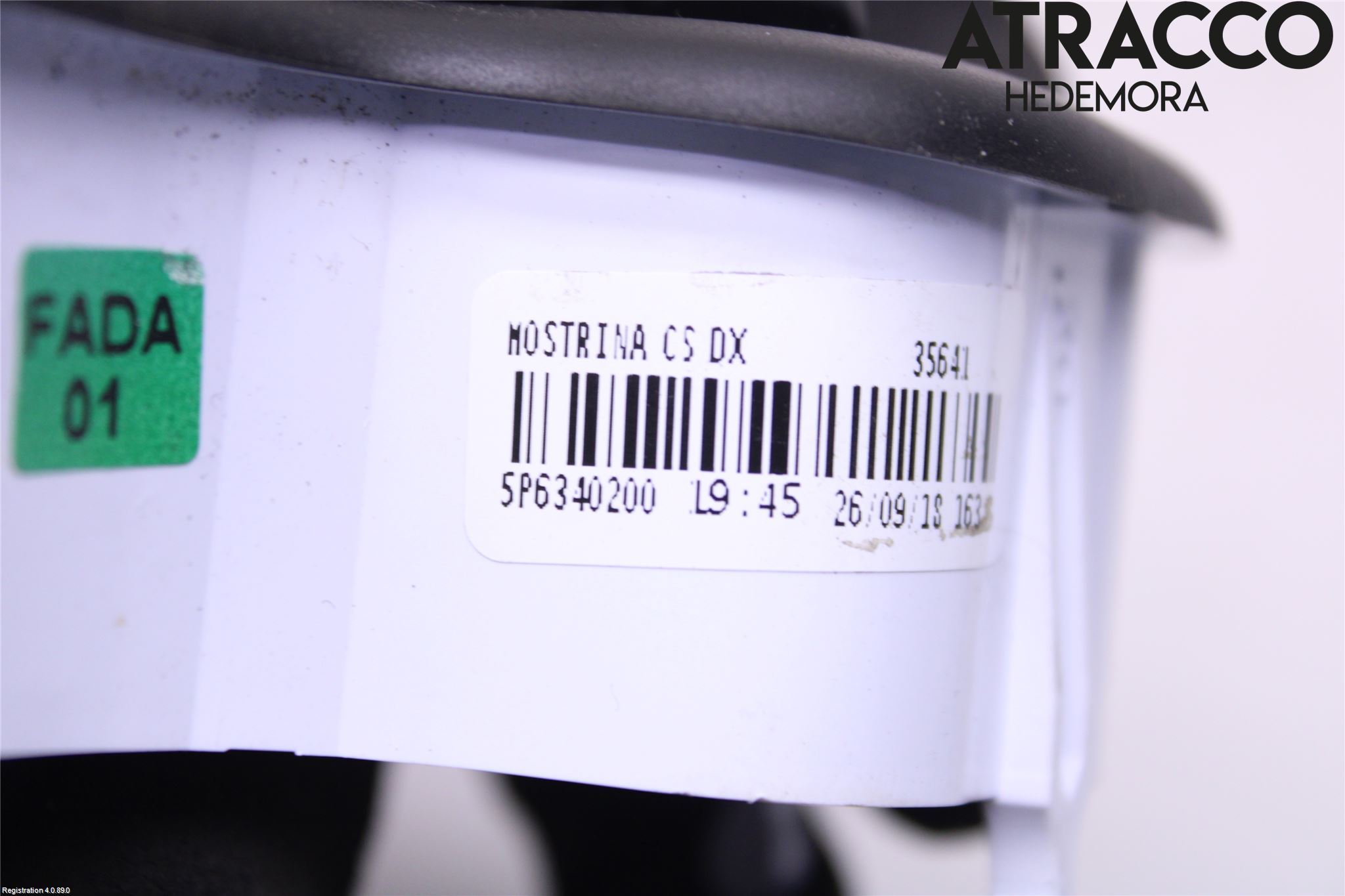 Fiat PANDA 12- Värmereglage