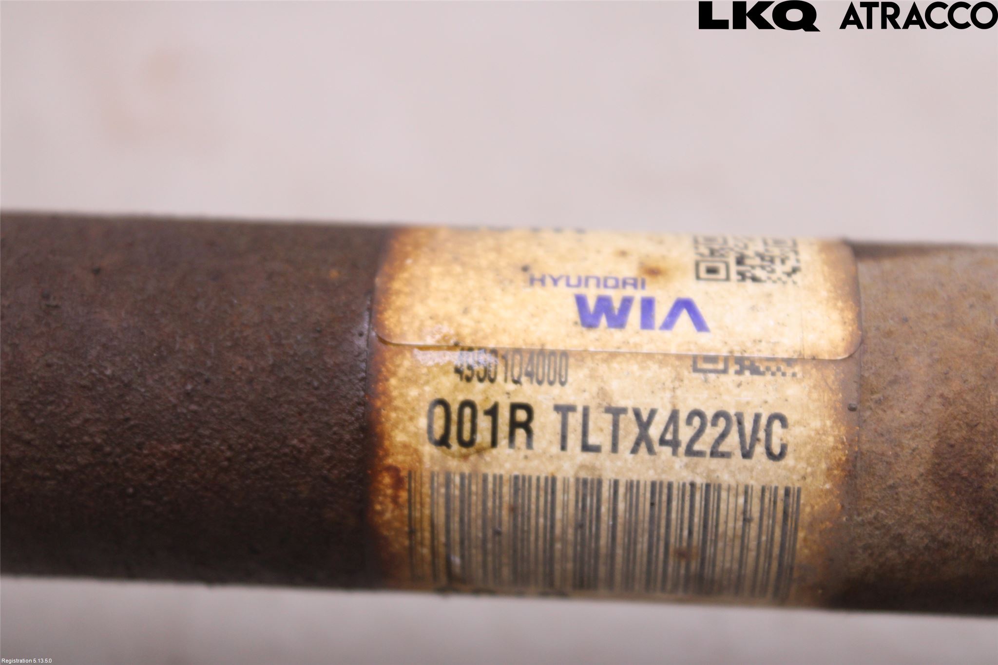 Kia NIRO (DE) 17-22 Drivaxel Fram Höger