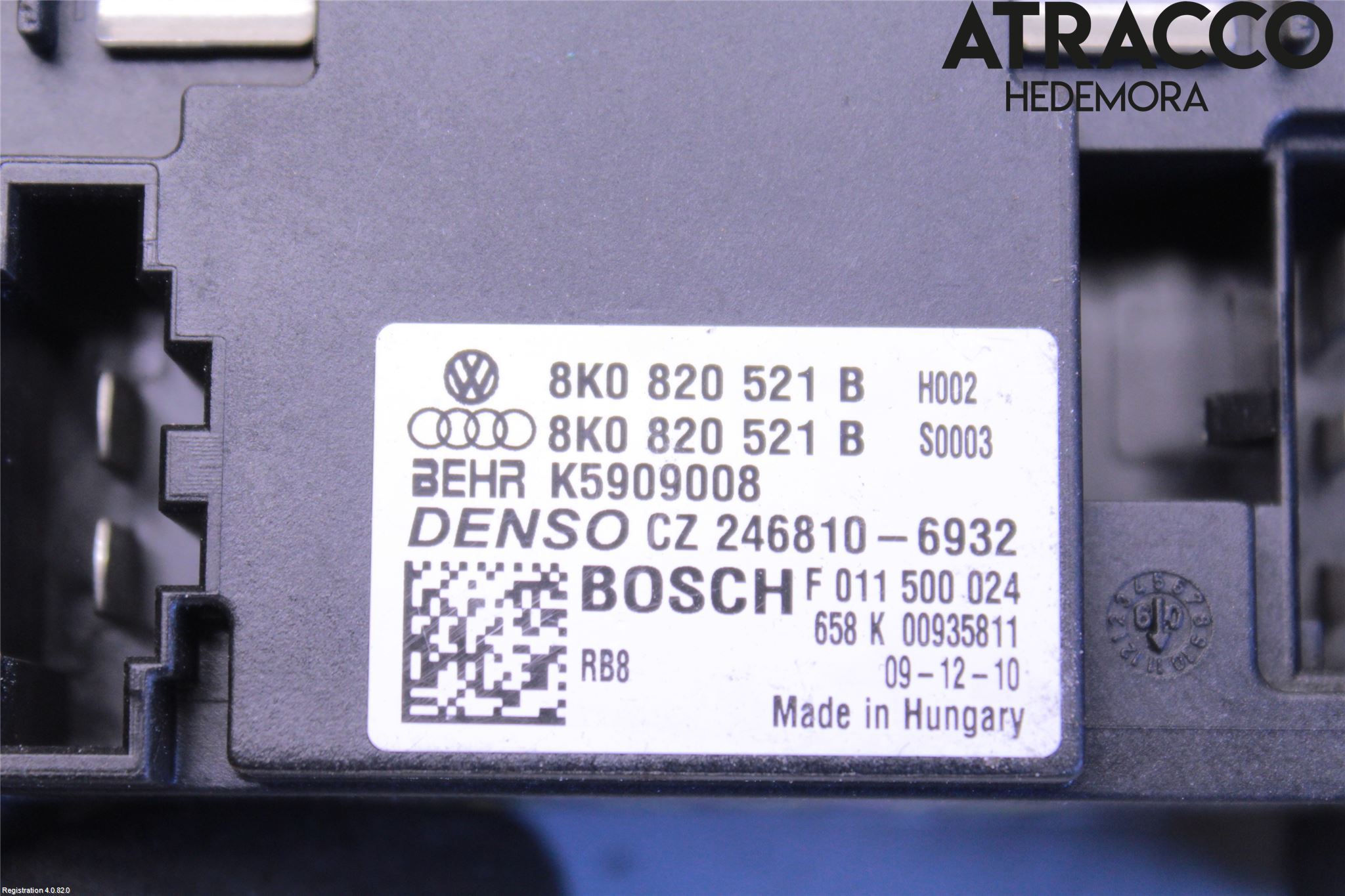 Audi A4/S4 08-11 Värmefläktsmotstånd