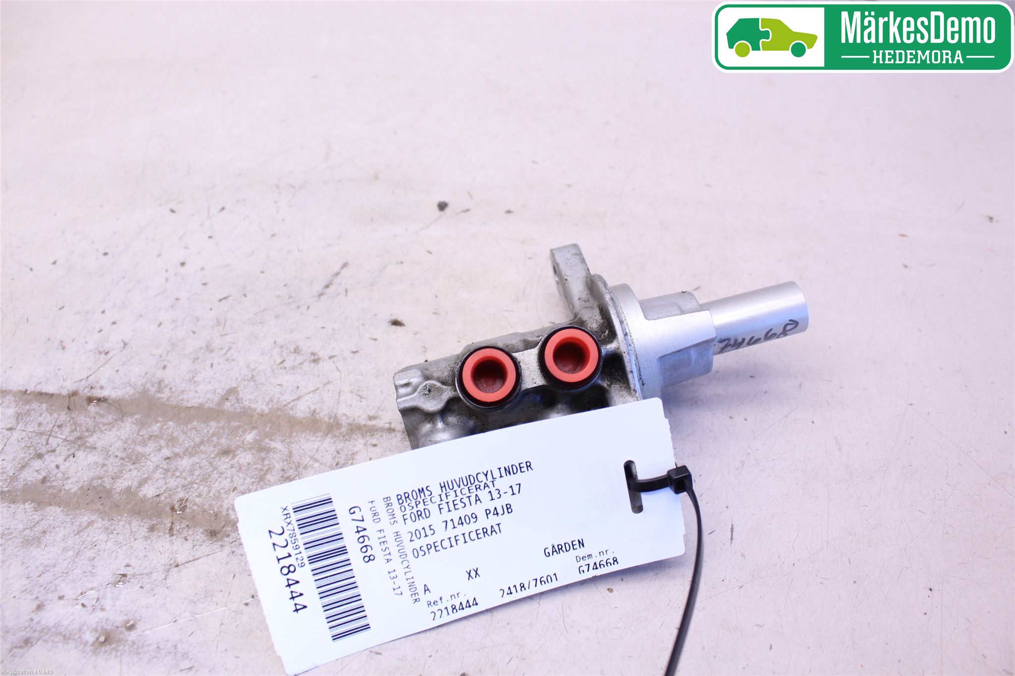 Ford FIESTA 13-17 Broms Huvudcylinder