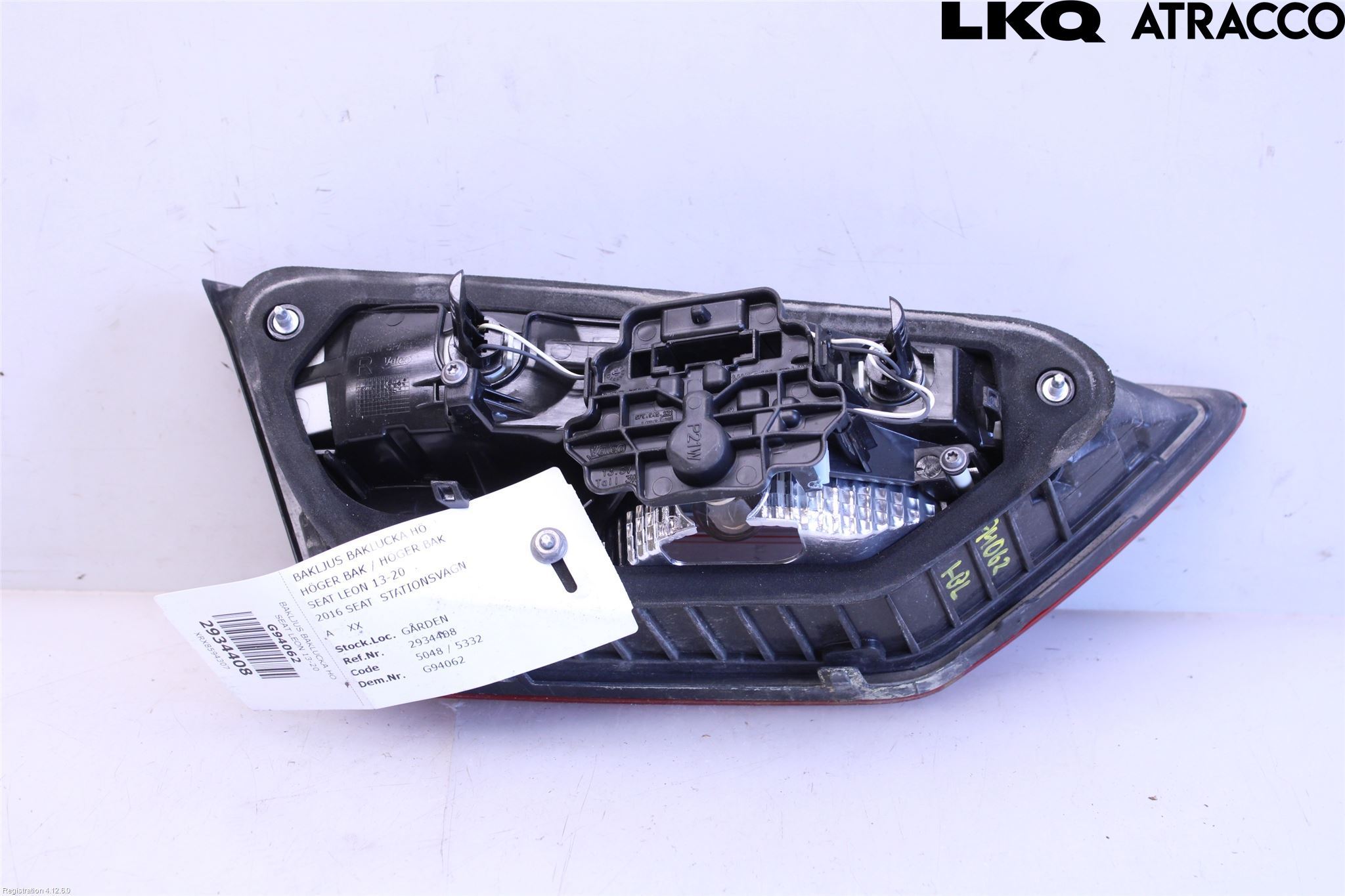 Seat LEON 13-20 Bakljus Lucka Hö