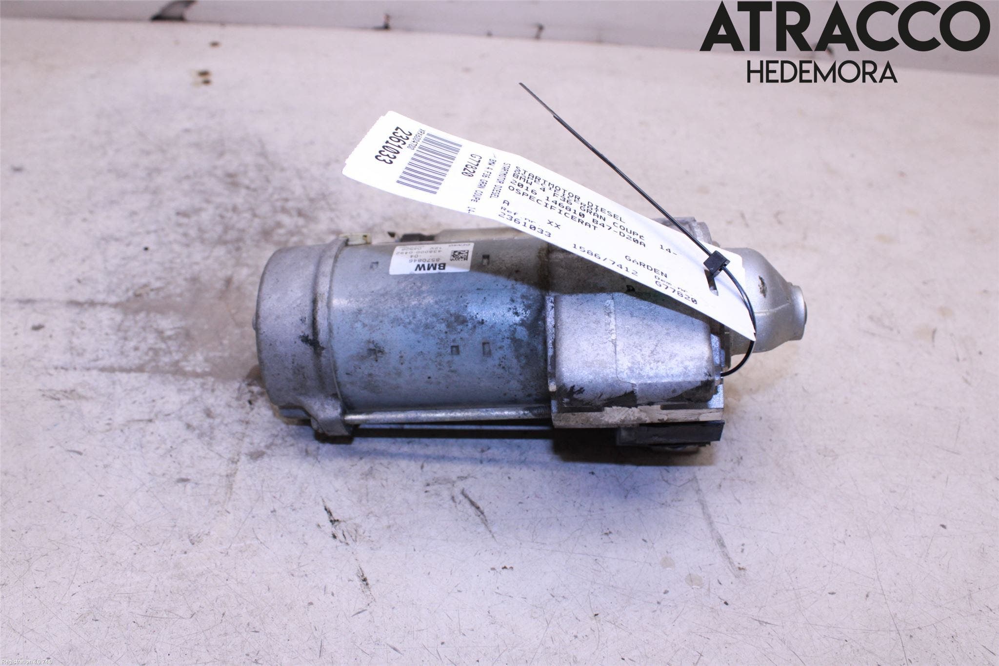 BMW 4 F36 Gran Coupé 14-20 Startmotor Diesel