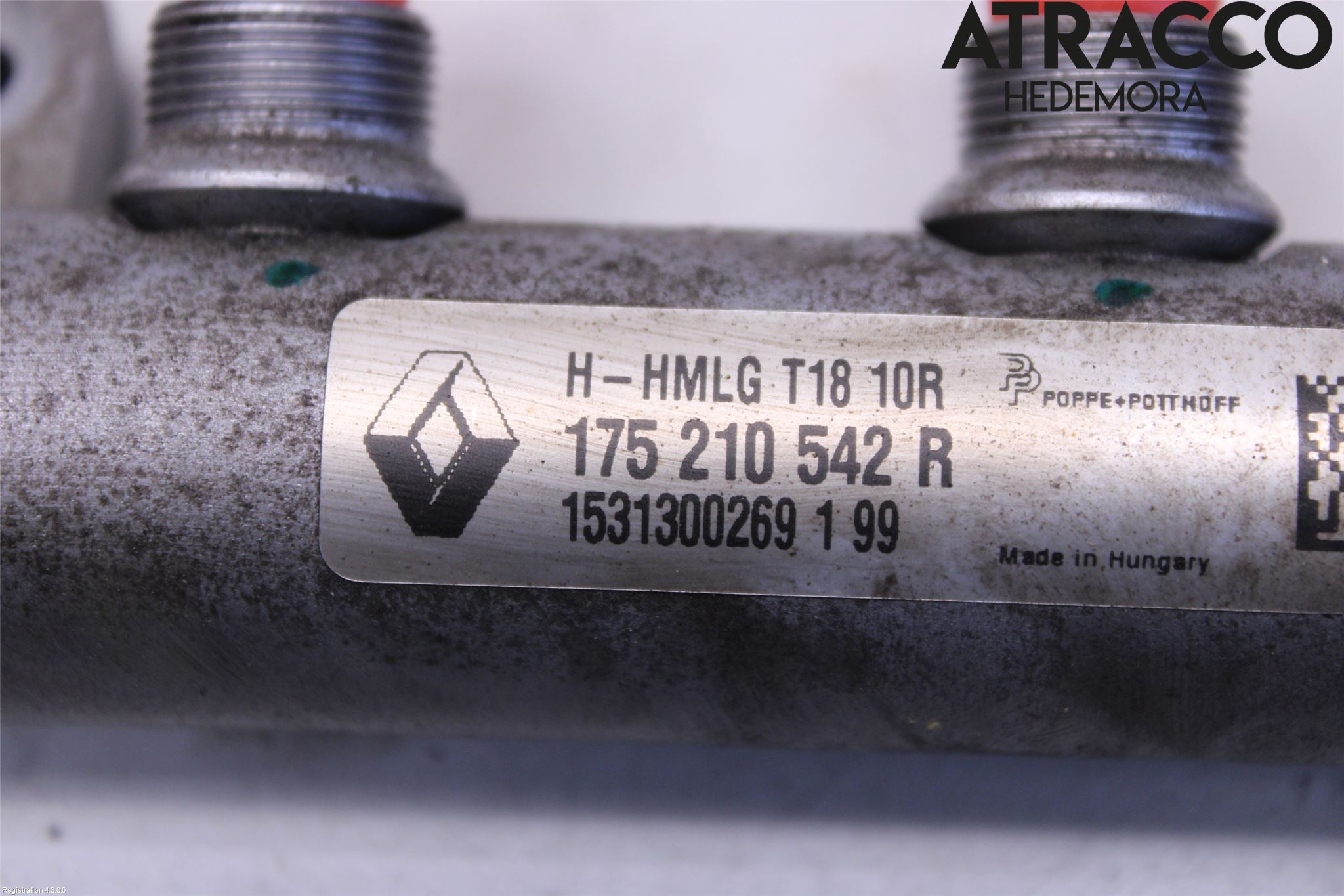 Renault TRAFIC/E-TECH 15- Inj. Fuelrail