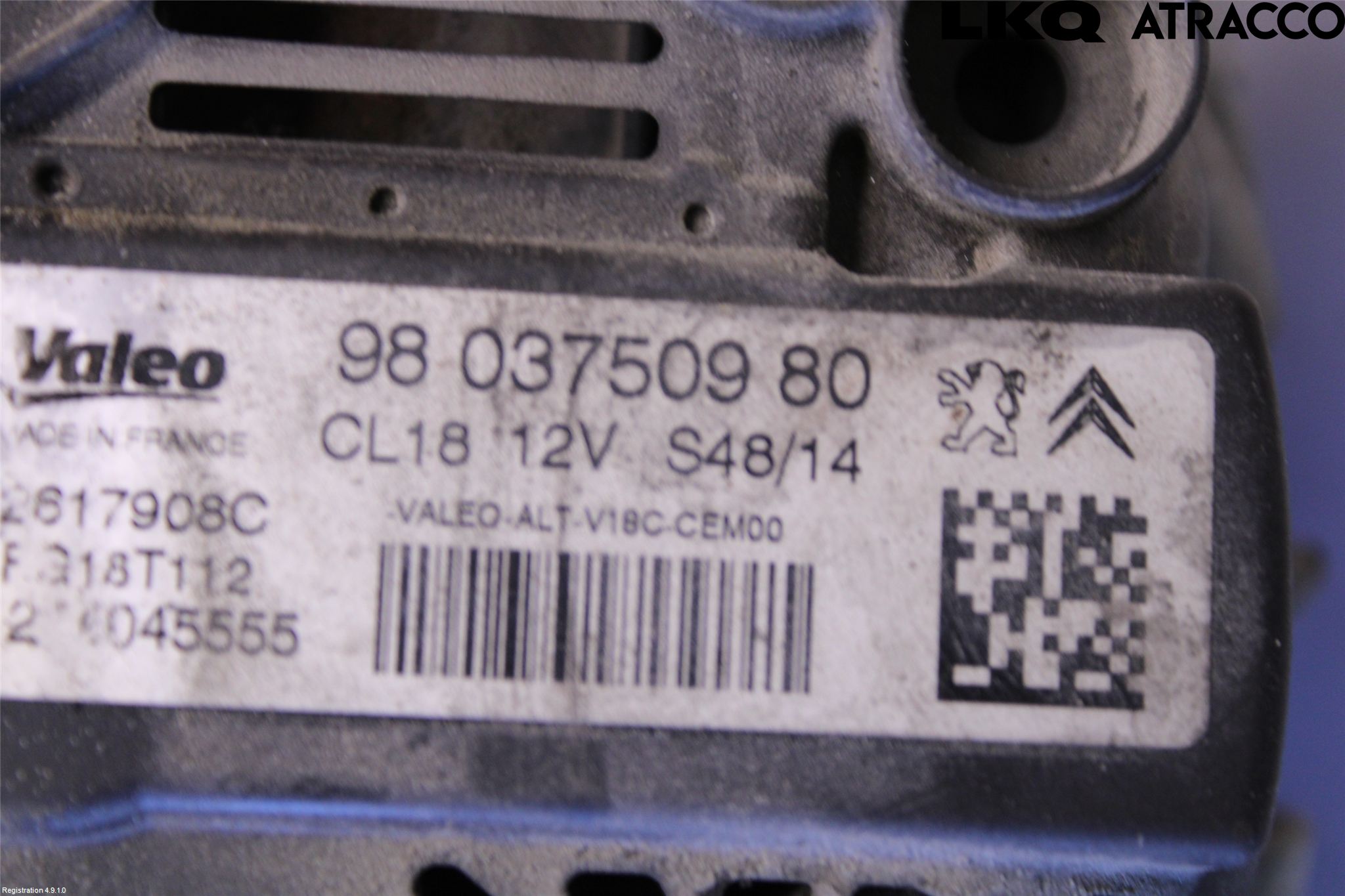 Toyota PROACE I 13-16 Generator