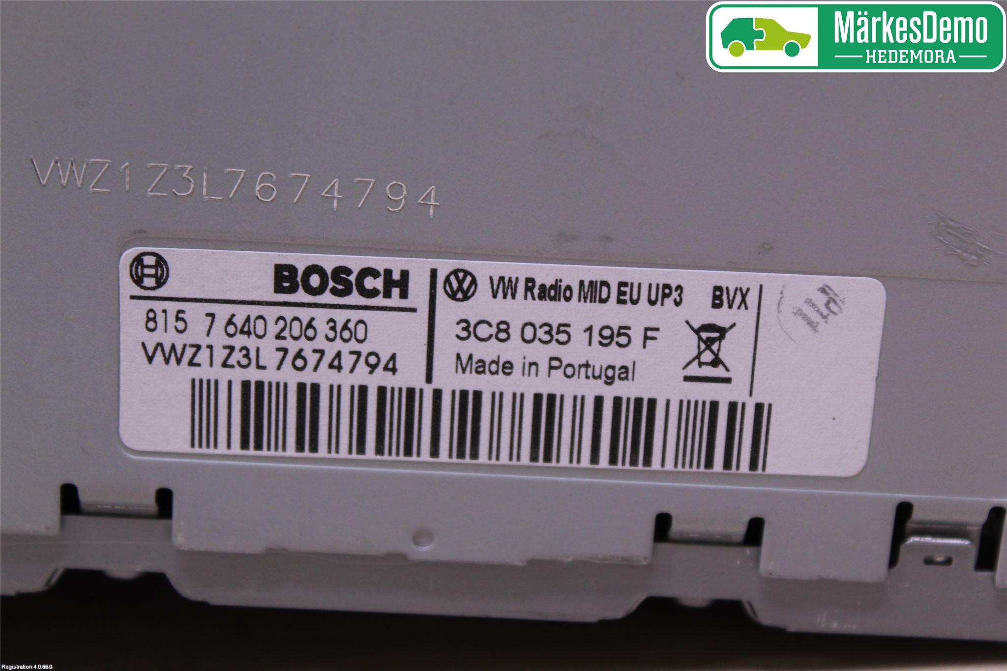 Volkswagen VW TIGUAN 07-16 Cd Radio - Multimediapanel
