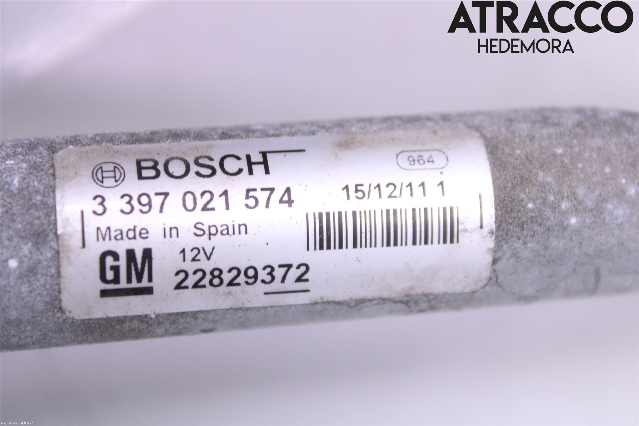 Övriga CHEVROLET VOLT Torkarmekanism Vindruta