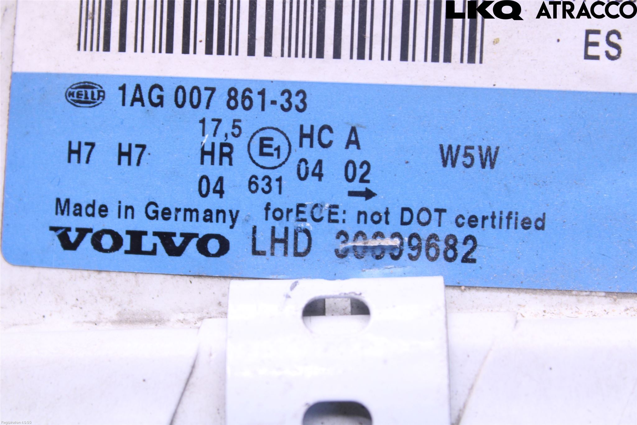 Volvo S40/V40    96-04 Strålkastare Vänster