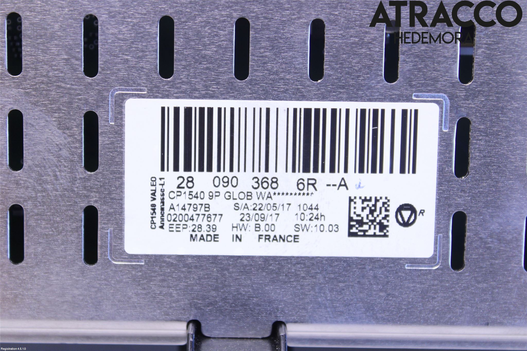 Renault TALISMAN 16-20 Cd Radio - Multimediapanel