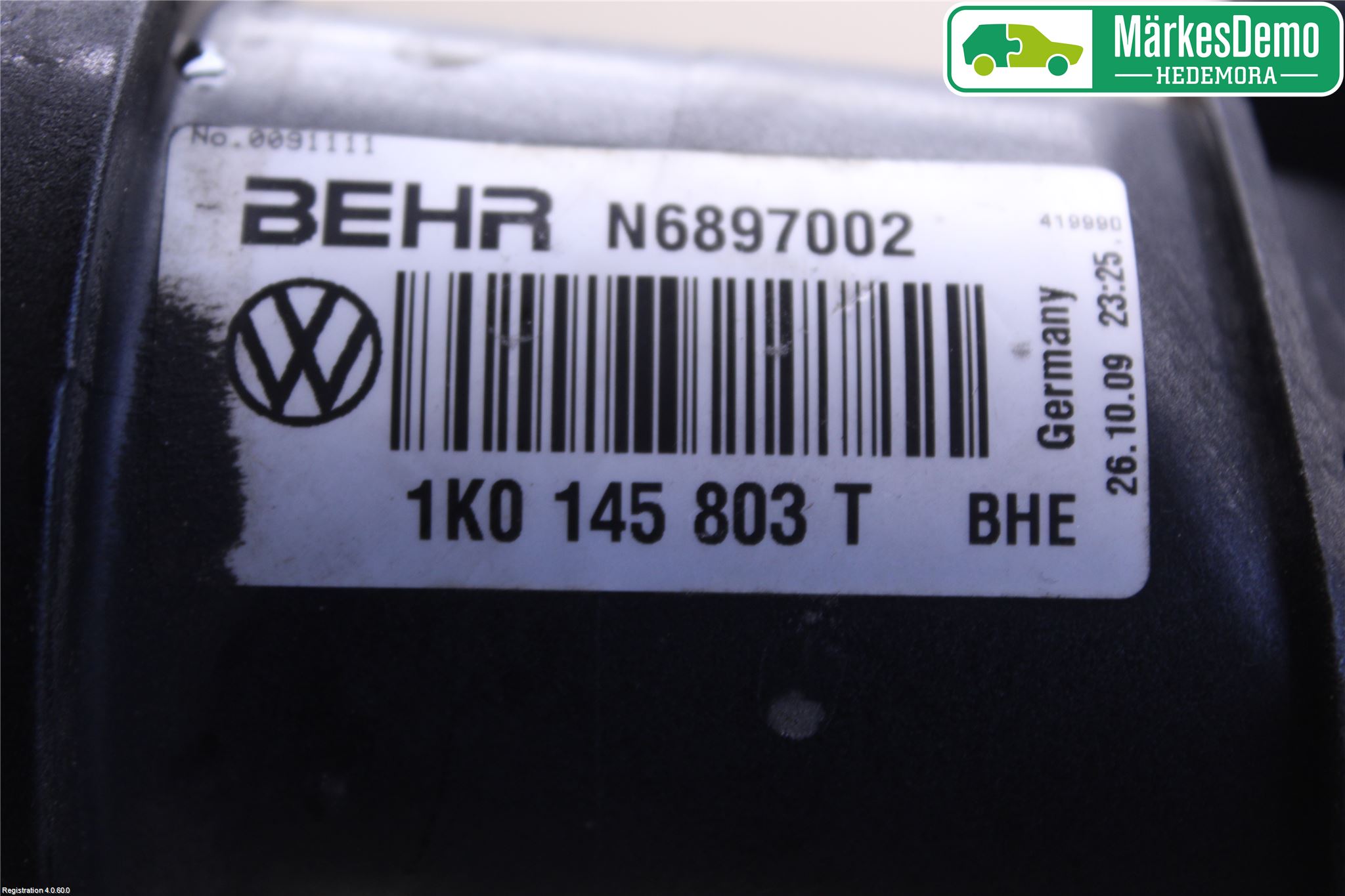 Volkswagen VW TOURAN 03-10 Laddluft-Intercooler Kyl