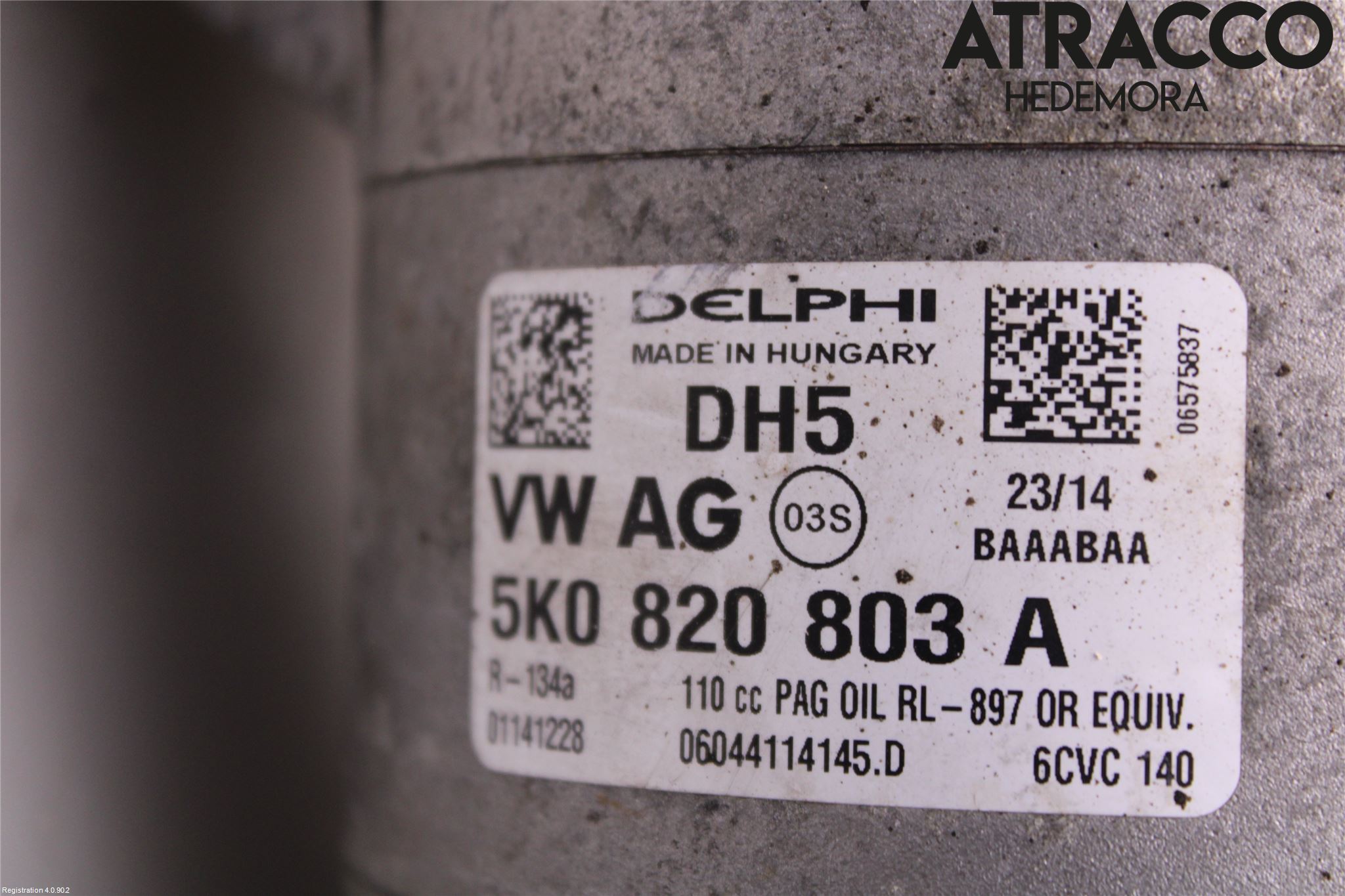 Volkswagen VW CADDY 11-15 Ac Kompressor