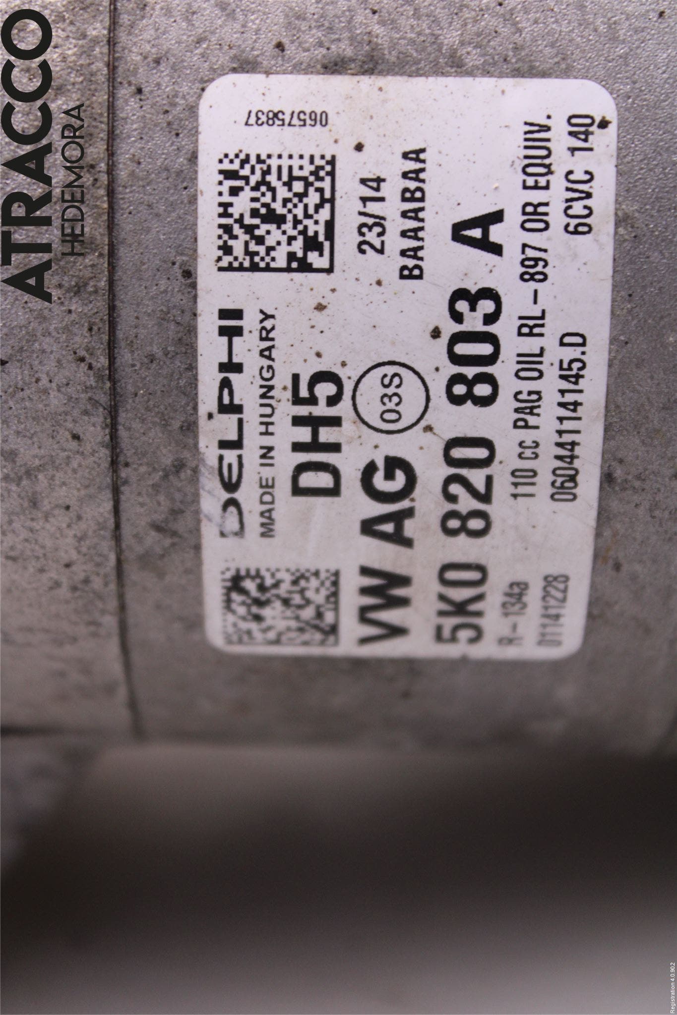 Volkswagen VW CADDY 11-15 Ac Kompressor