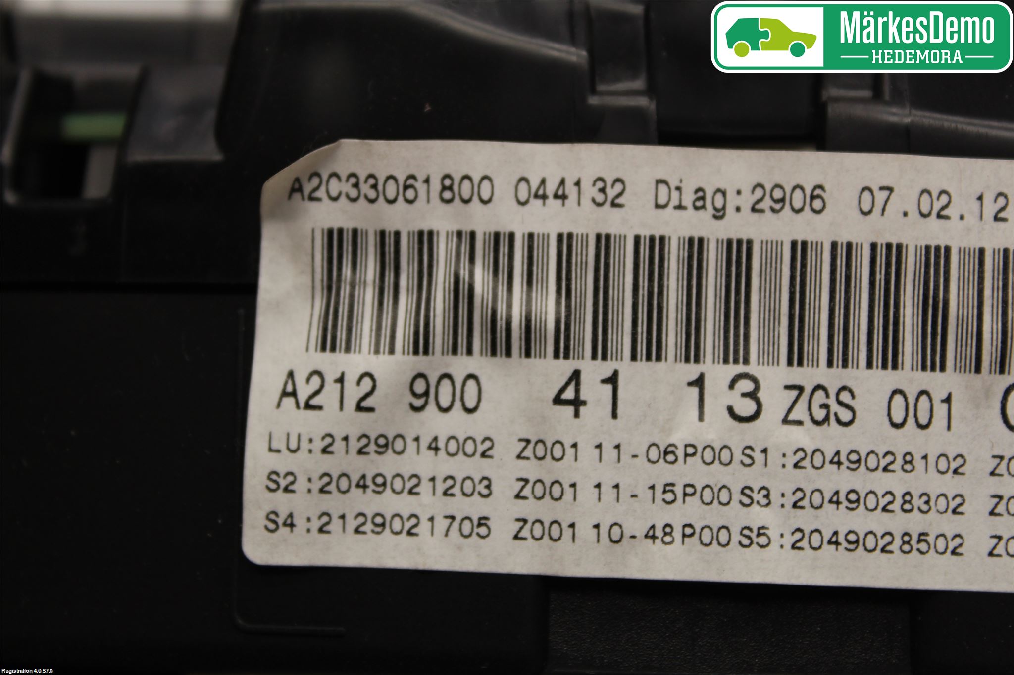 Mercedes-Benz MB E-KLASS (W212) 09-16 Instrument Komb