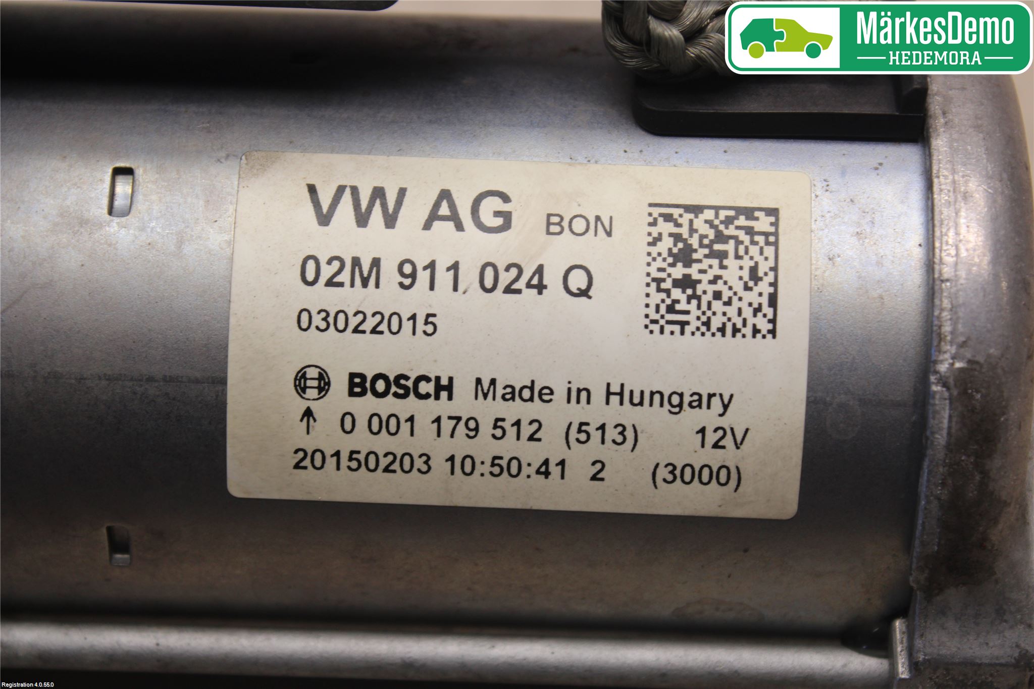 Audi A1/S1 11-18 Startmotor