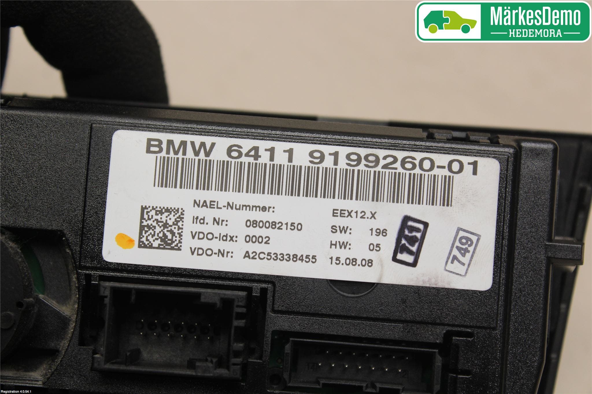 BMW 1 E87/81 5D/3D 03-11 Ac Styrenhet Ac Manöveren