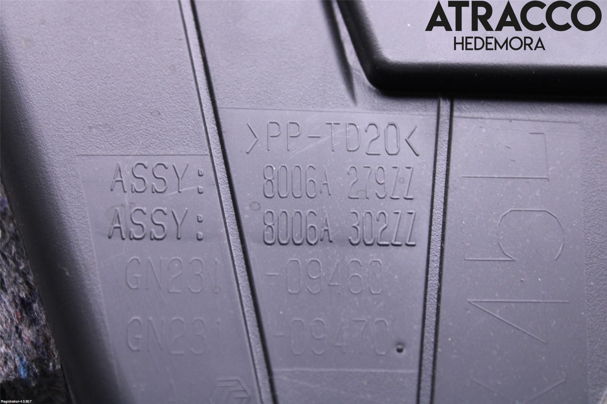 Mitsubishi ASX 10-22 Handskfacklucka