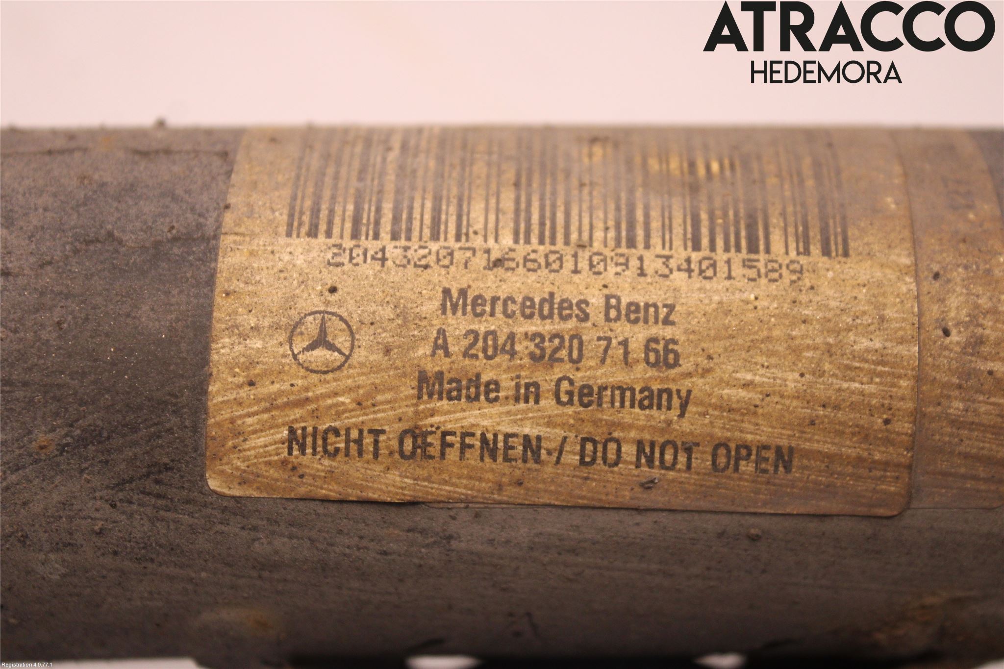Mercedes-Benz MB C-KLASS (W204) 07-15 Fjäderben Fram Vänster