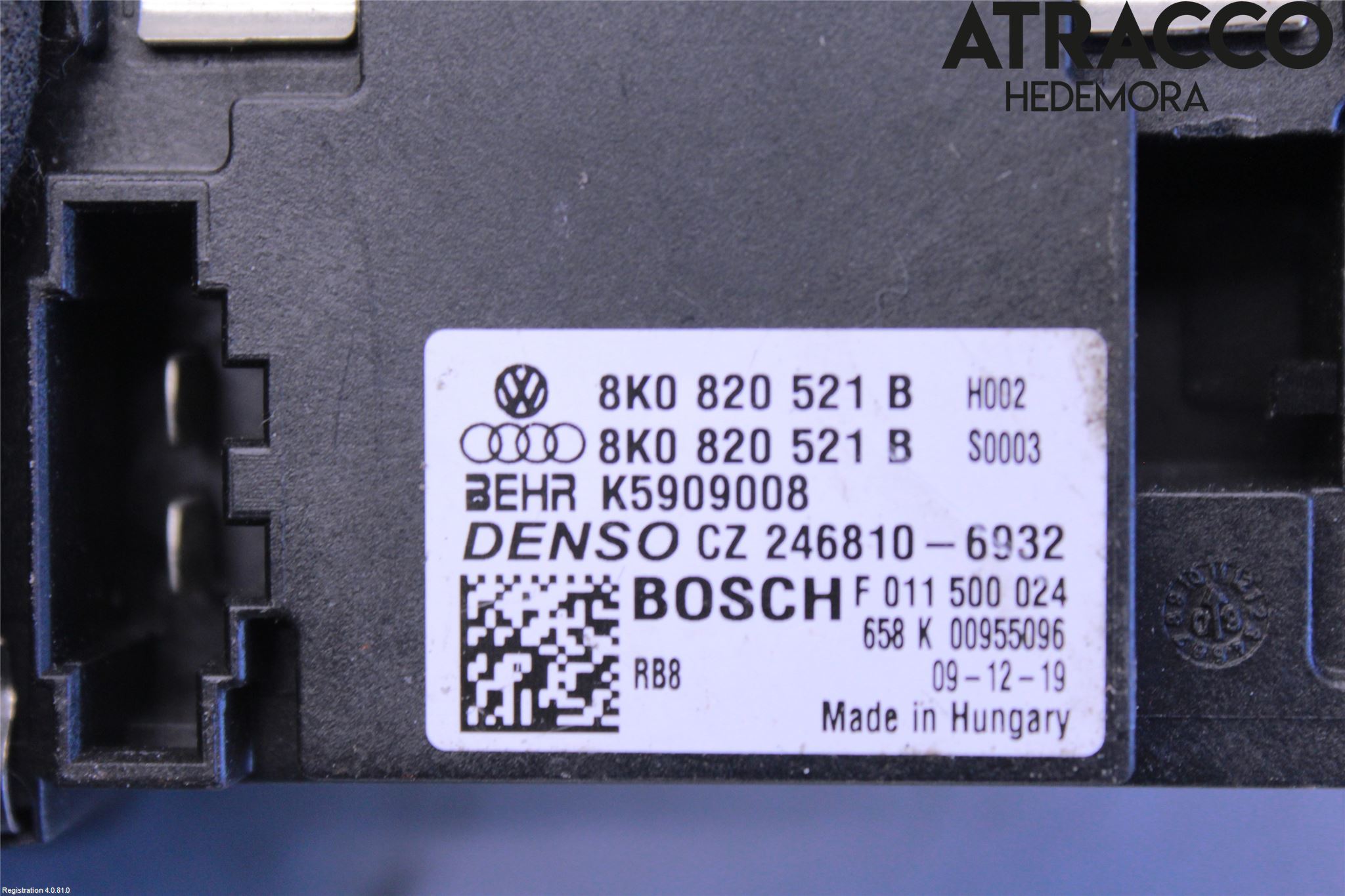 Audi A4/S4 08-11 Värmefläktsmotstånd