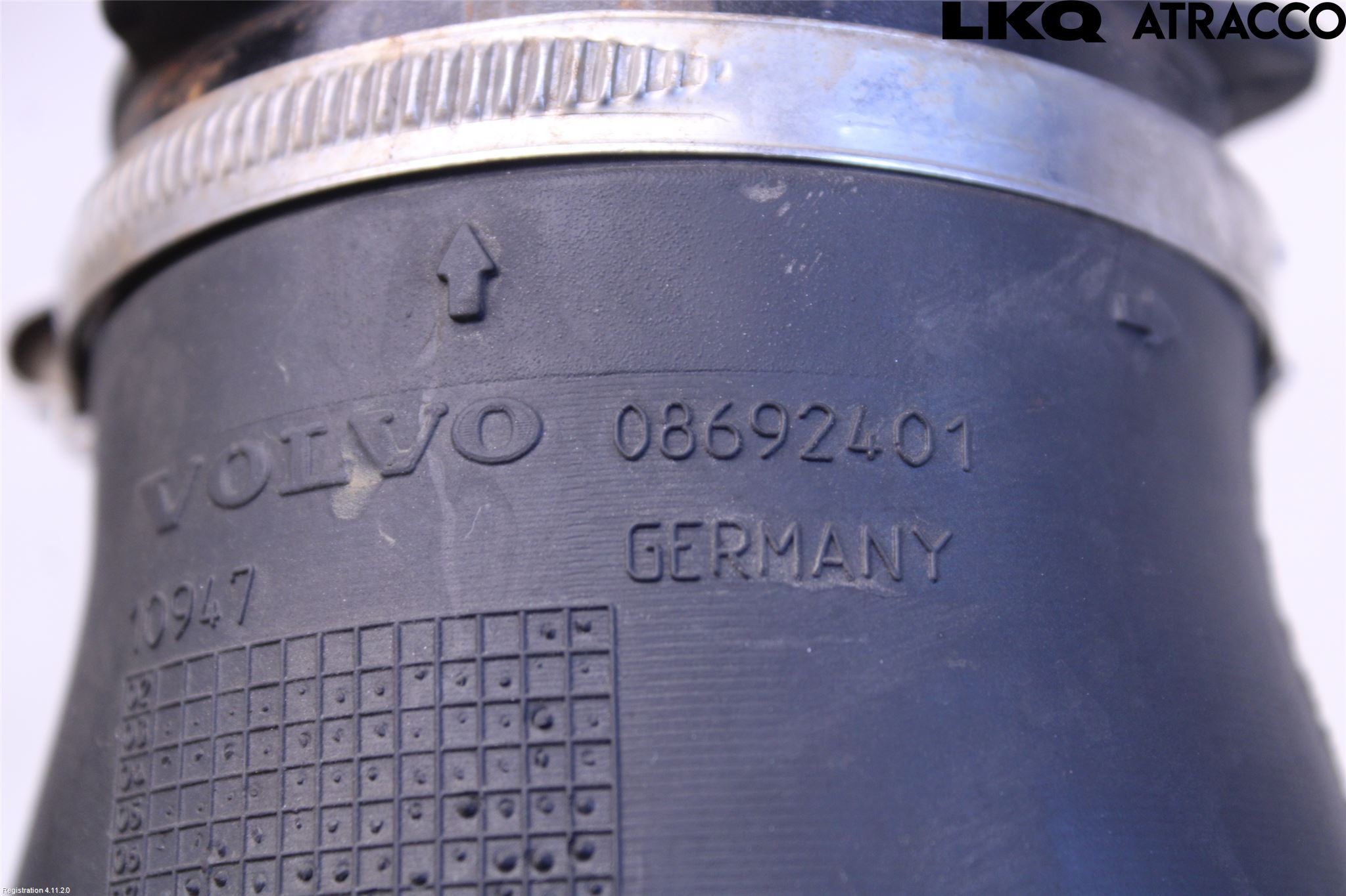 Volvo V70 08-13 Injgummibälg-Slang