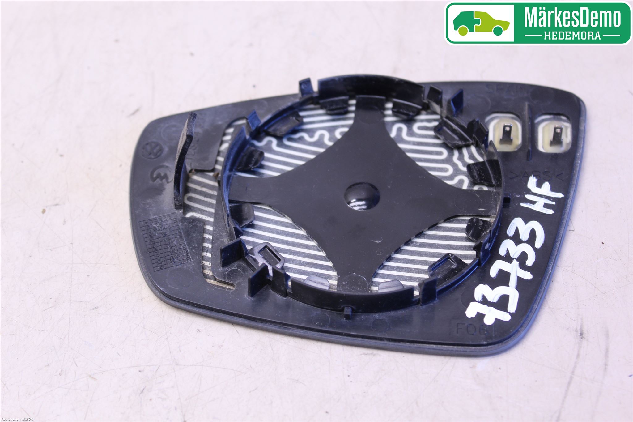 Volkswagen VW POLO 10-17 Spegelglas Hö