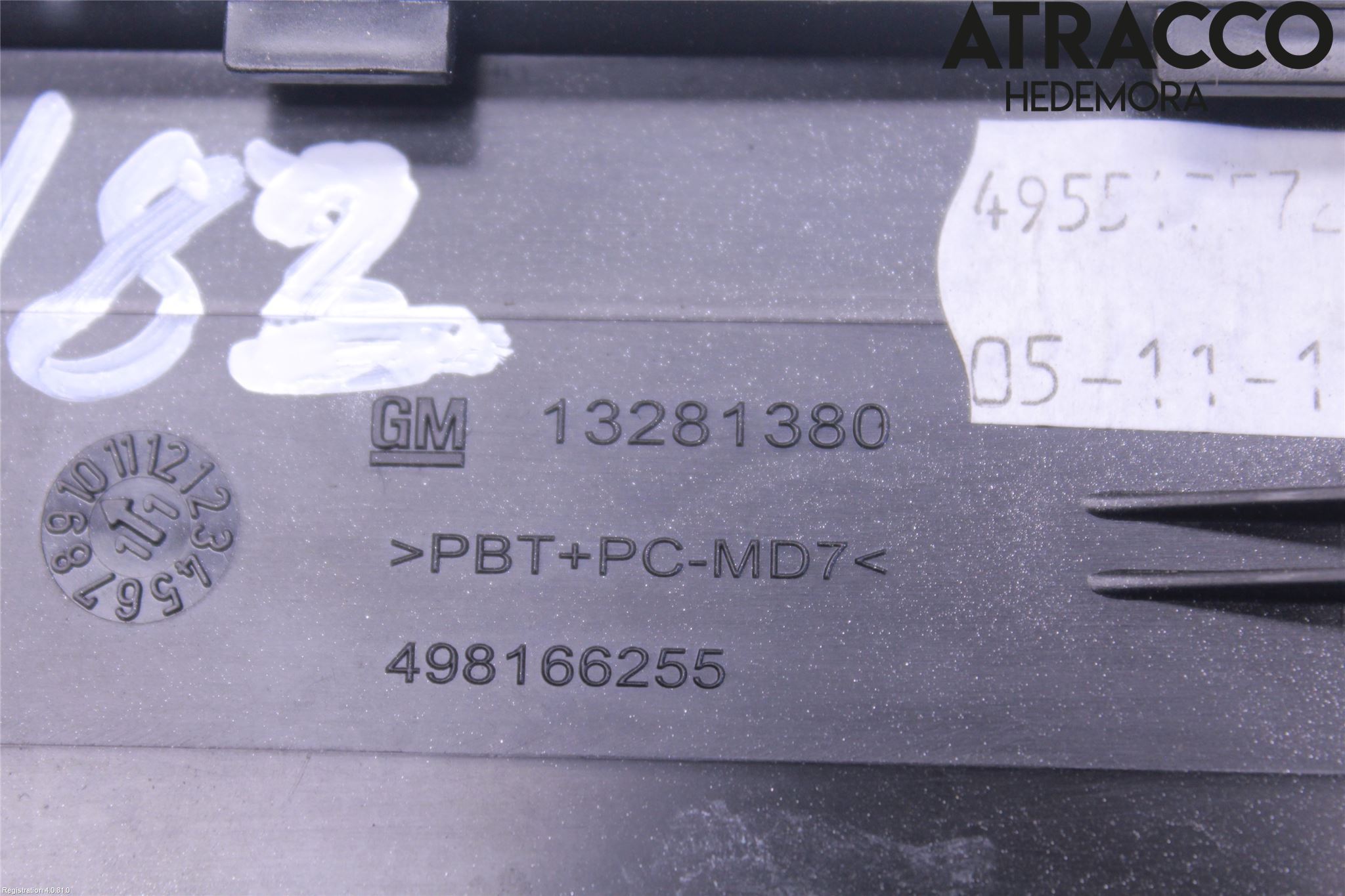 Opel ZAFIRA C 12-19 Tanklucka