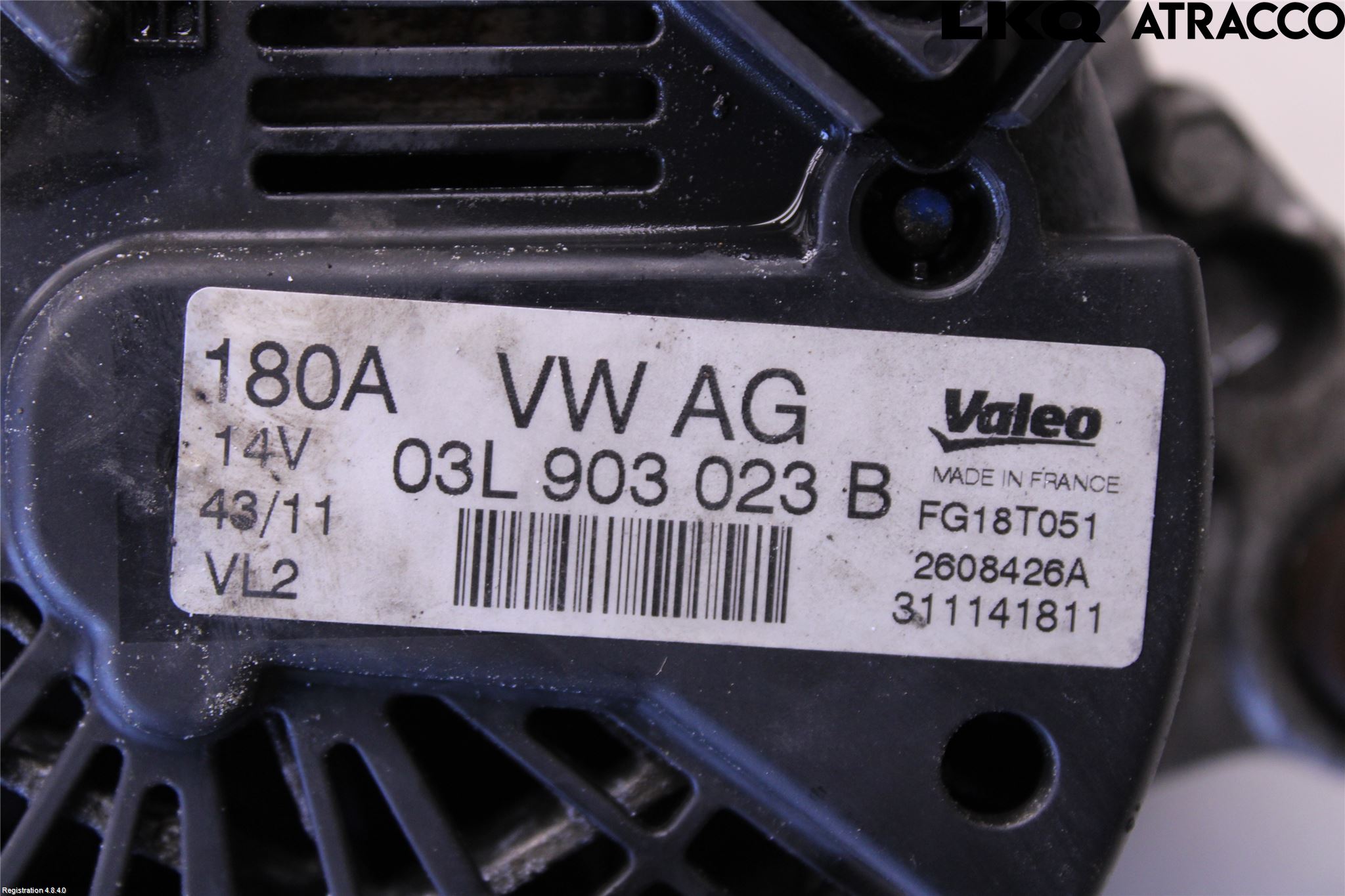 Volkswagen VW SHARAN 11- Generator