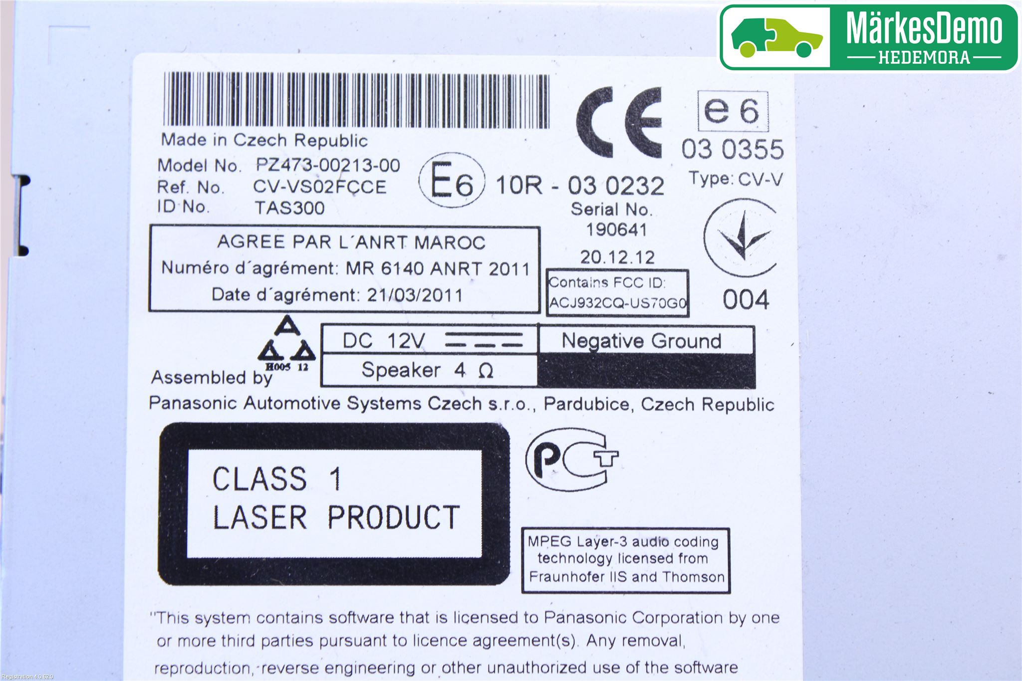 Toyota GT86 12- Cd Radio - Multimediapanel