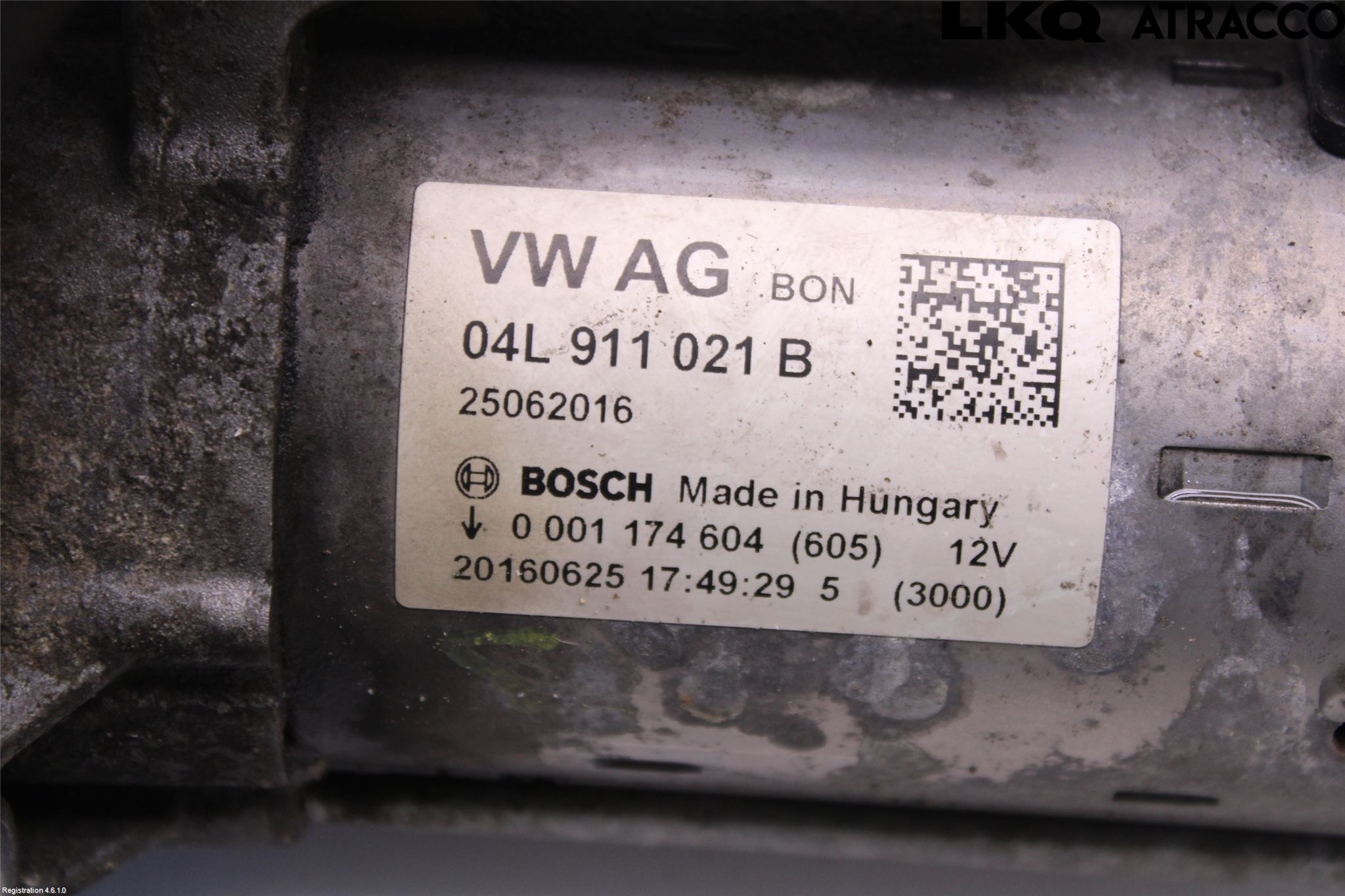 Audi A4/S4 B9 16-19 Startmotor Diesel