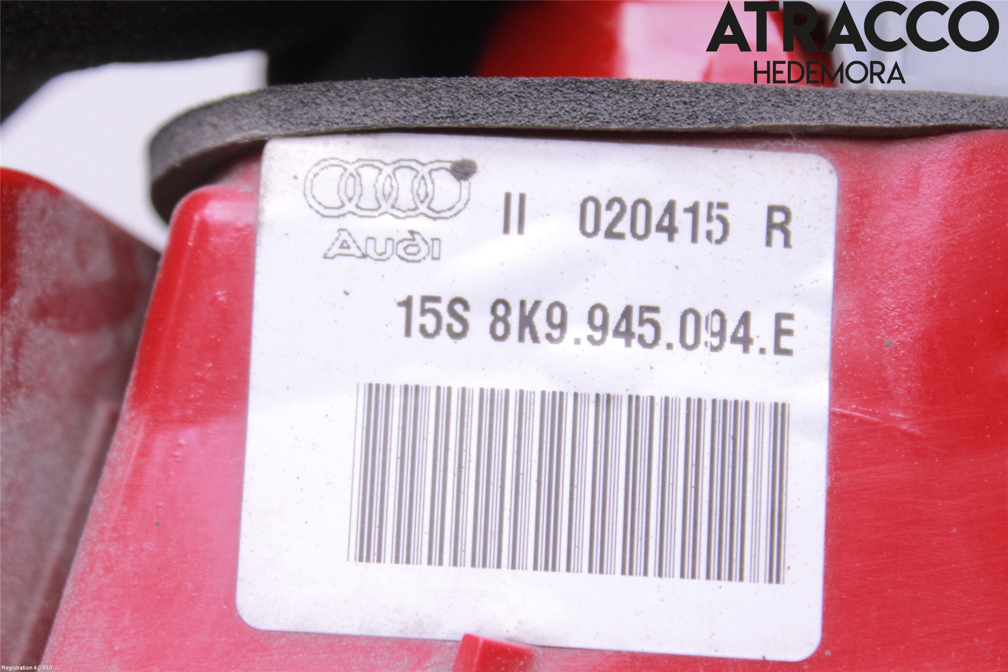 Audi A4 12-15 Bakljus Lucka Hö