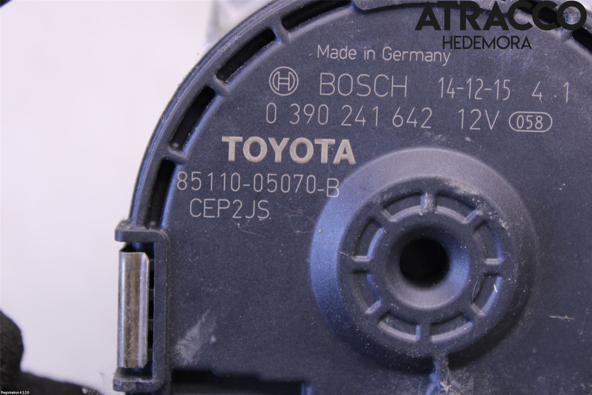 Toyota AVENSIS 09-15 Torkarmotor Vindruta