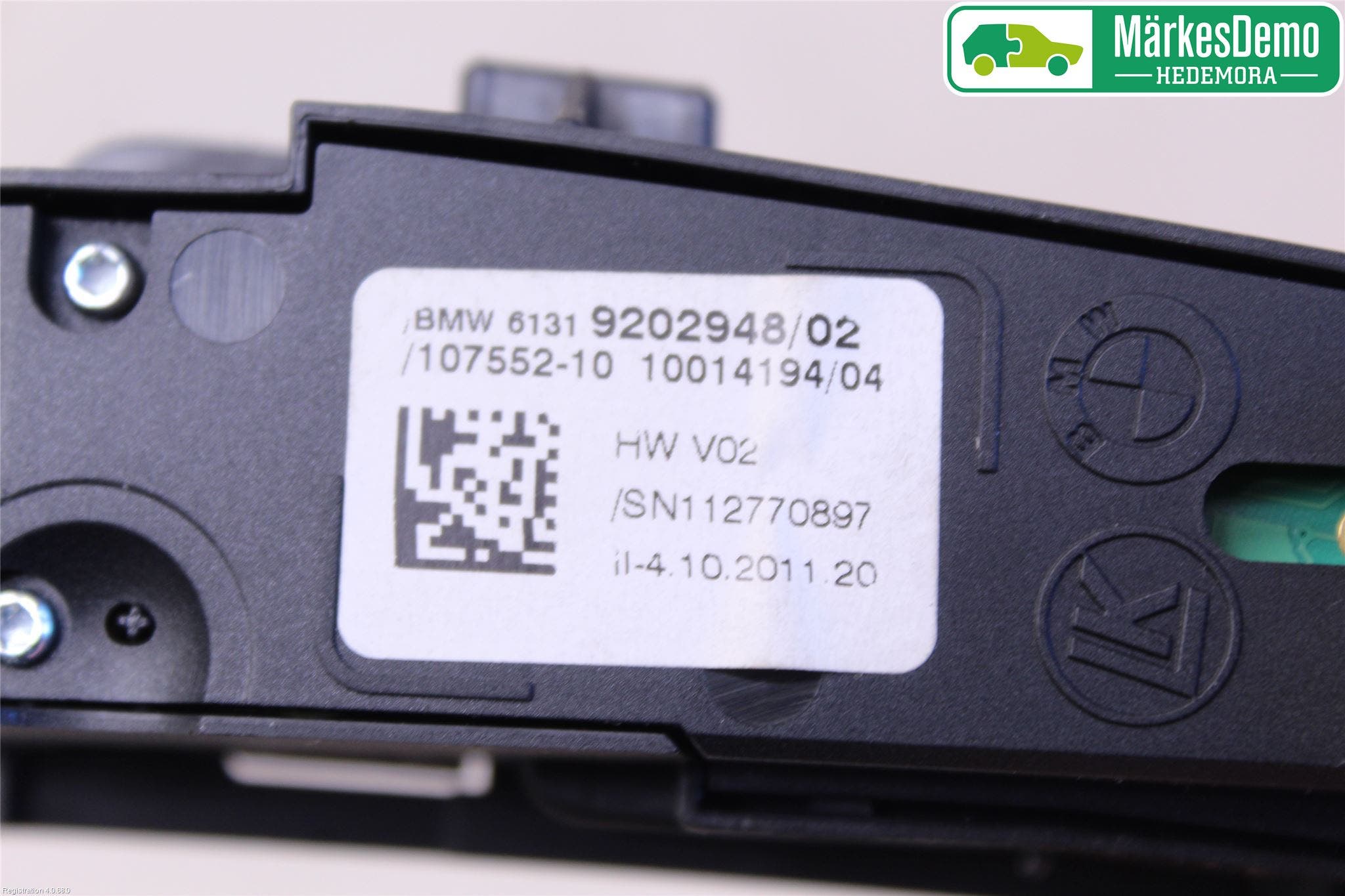 BMW 5 F10/F11/F18 09-17 Strömställare Multifunktion