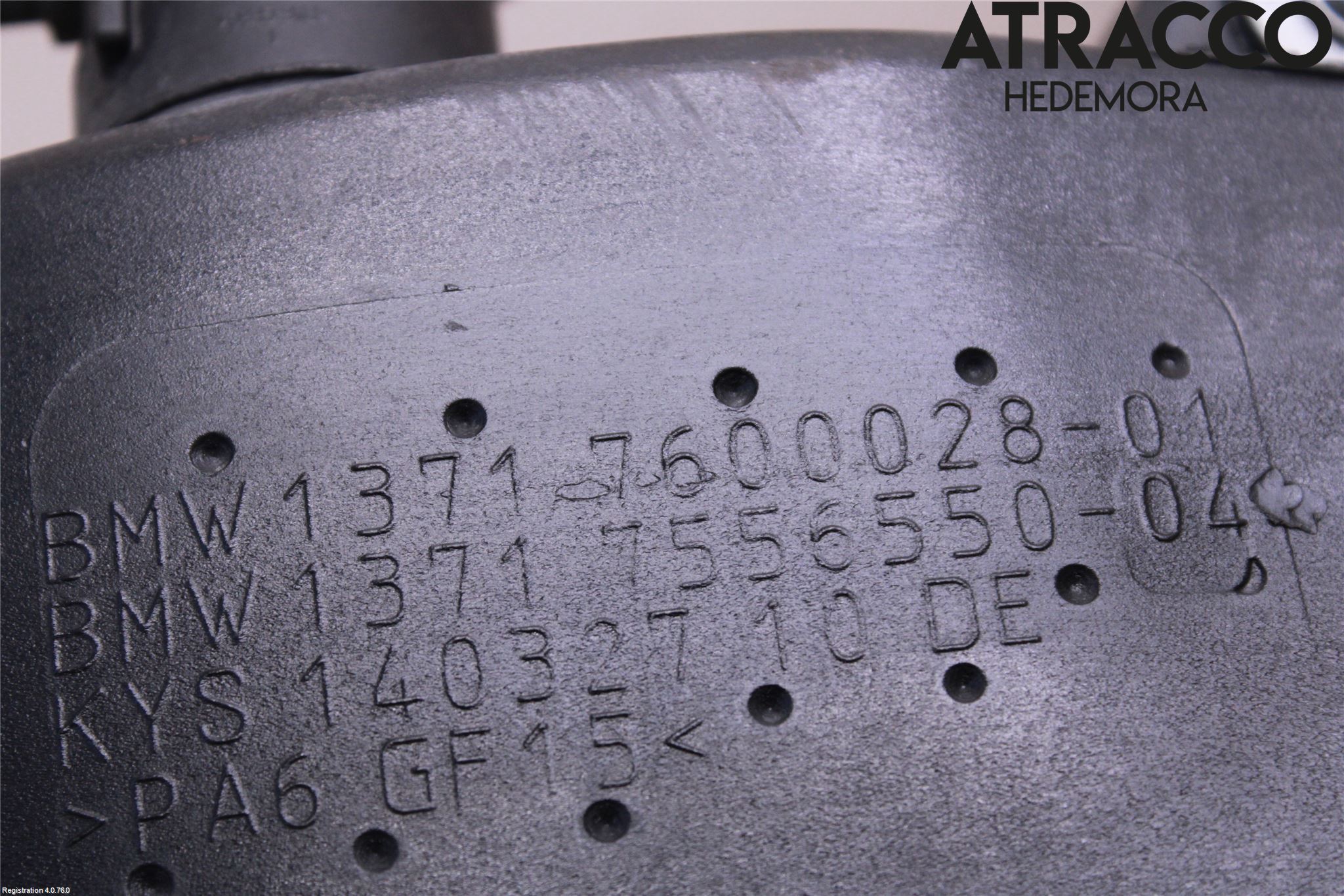 BMW 3 E90/91 SED/TOU 05-12 Laddluft-Intercoolerrör