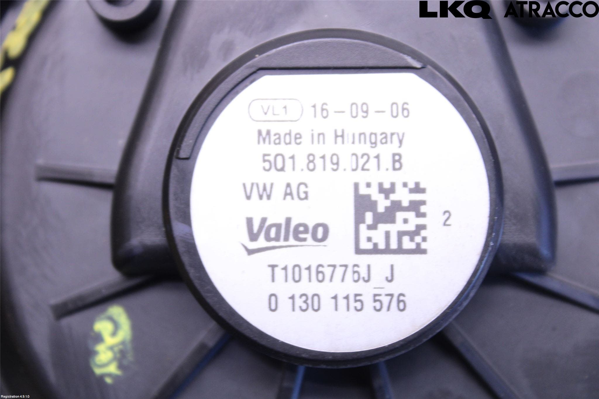 Volkswagen VW GOLF / E-GOLF VII 13-20 Ac Värmefläkt