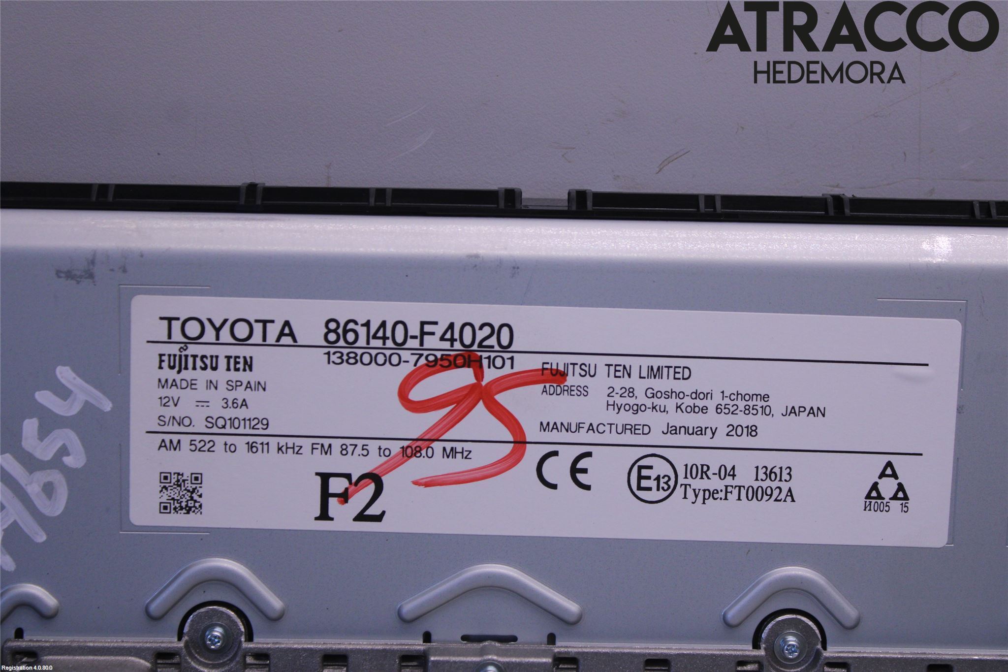 Toyota C-HR 16-23 Cd Radio - Multimediapanel