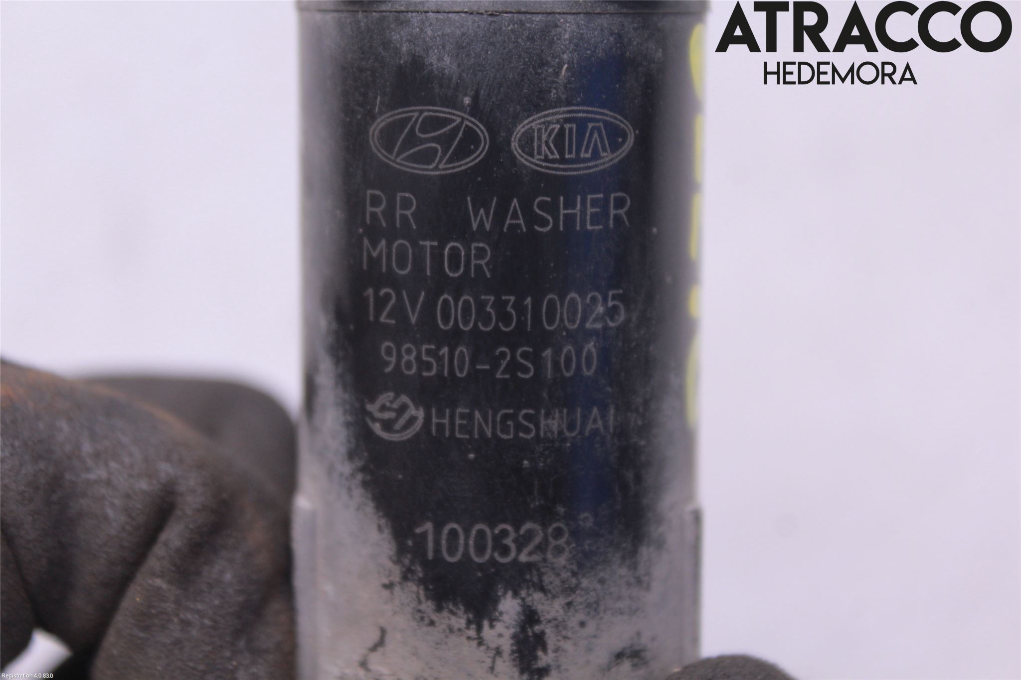Kia SPORTAGE (SL) 11-15 Spolarpump Baklucka