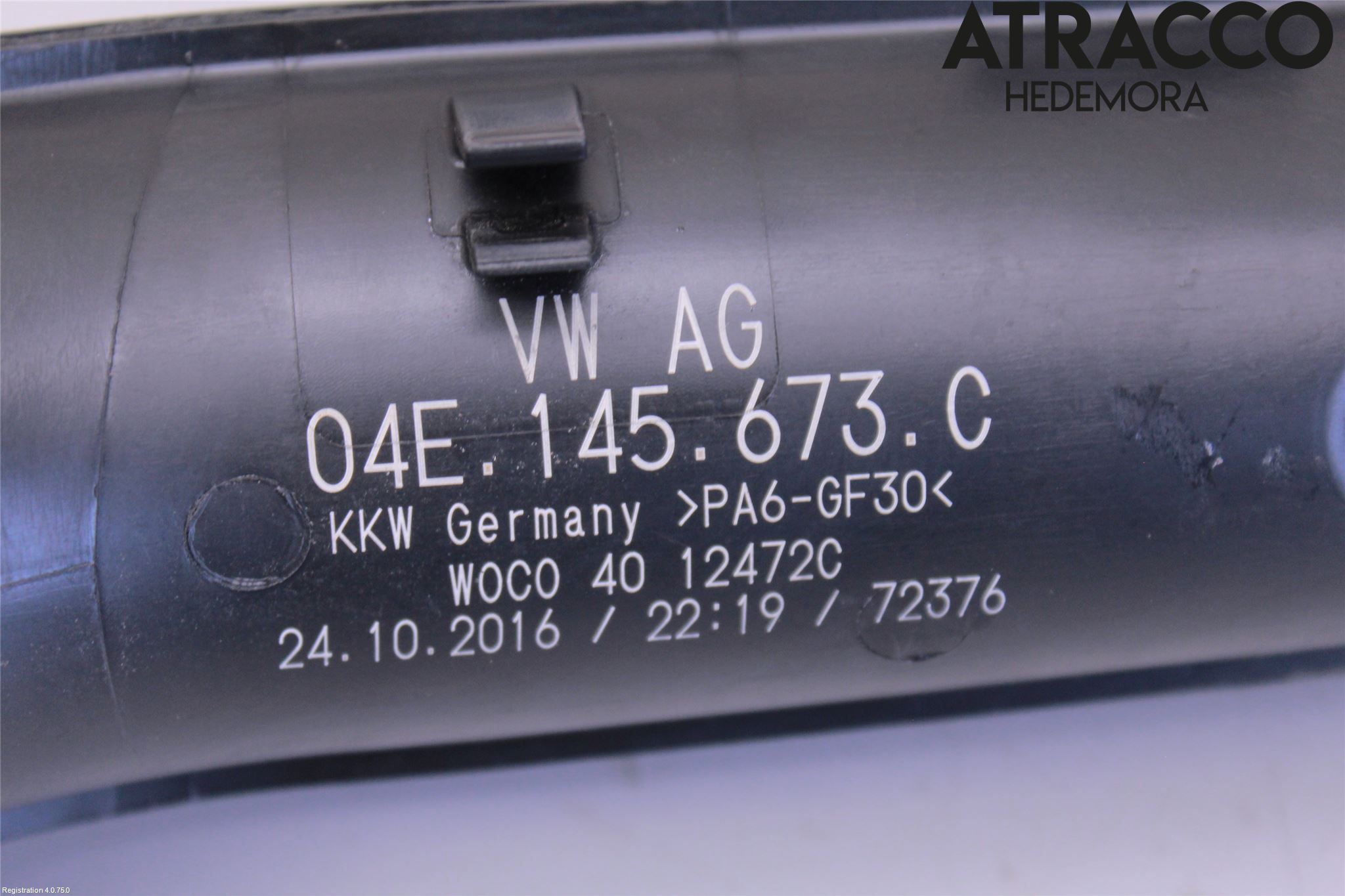 Volkswagen VW GOLF / E-GOLF VII 13-20 Laddluft-Intercoolerrör