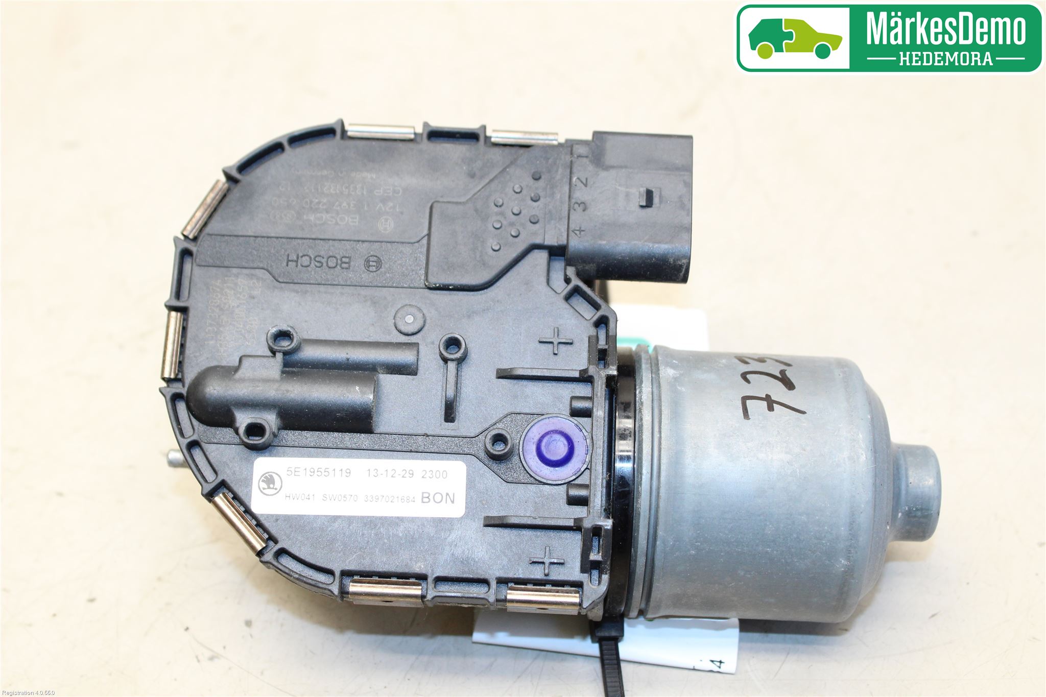 Skoda OCTAVIA (5E) 13-20 Torkarmotor Vindruta