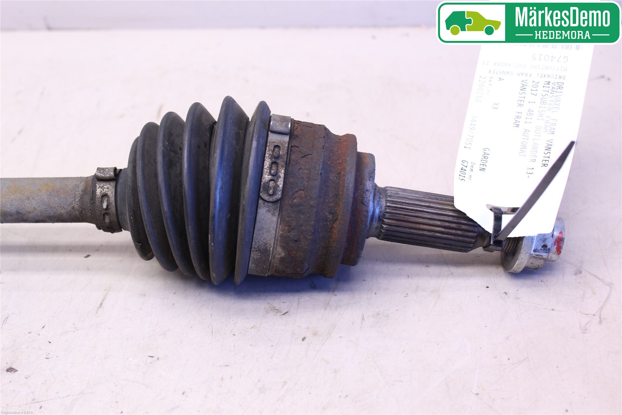Mitsubishi OUTLANDER 13-21 Drivaxel Fram Vänster
