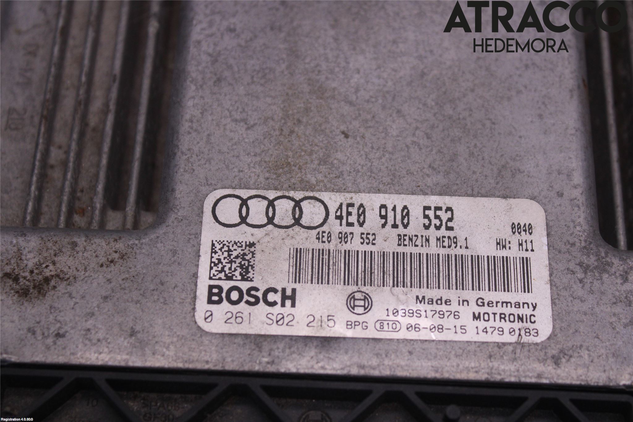 Audi A8/S8 4E  02-09 Styrenhet Insprut Bensin