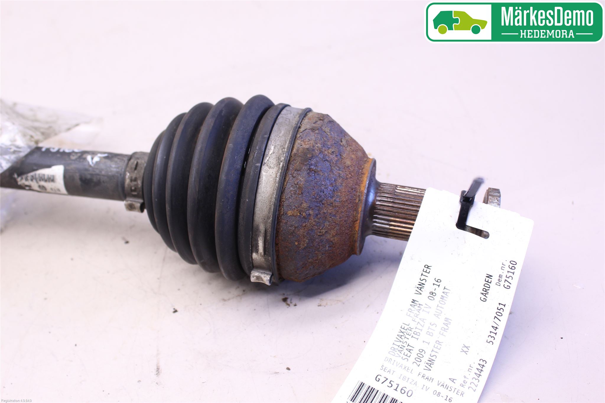 Seat IBIZA IV 08-16 Drivaxel Fram Vänster