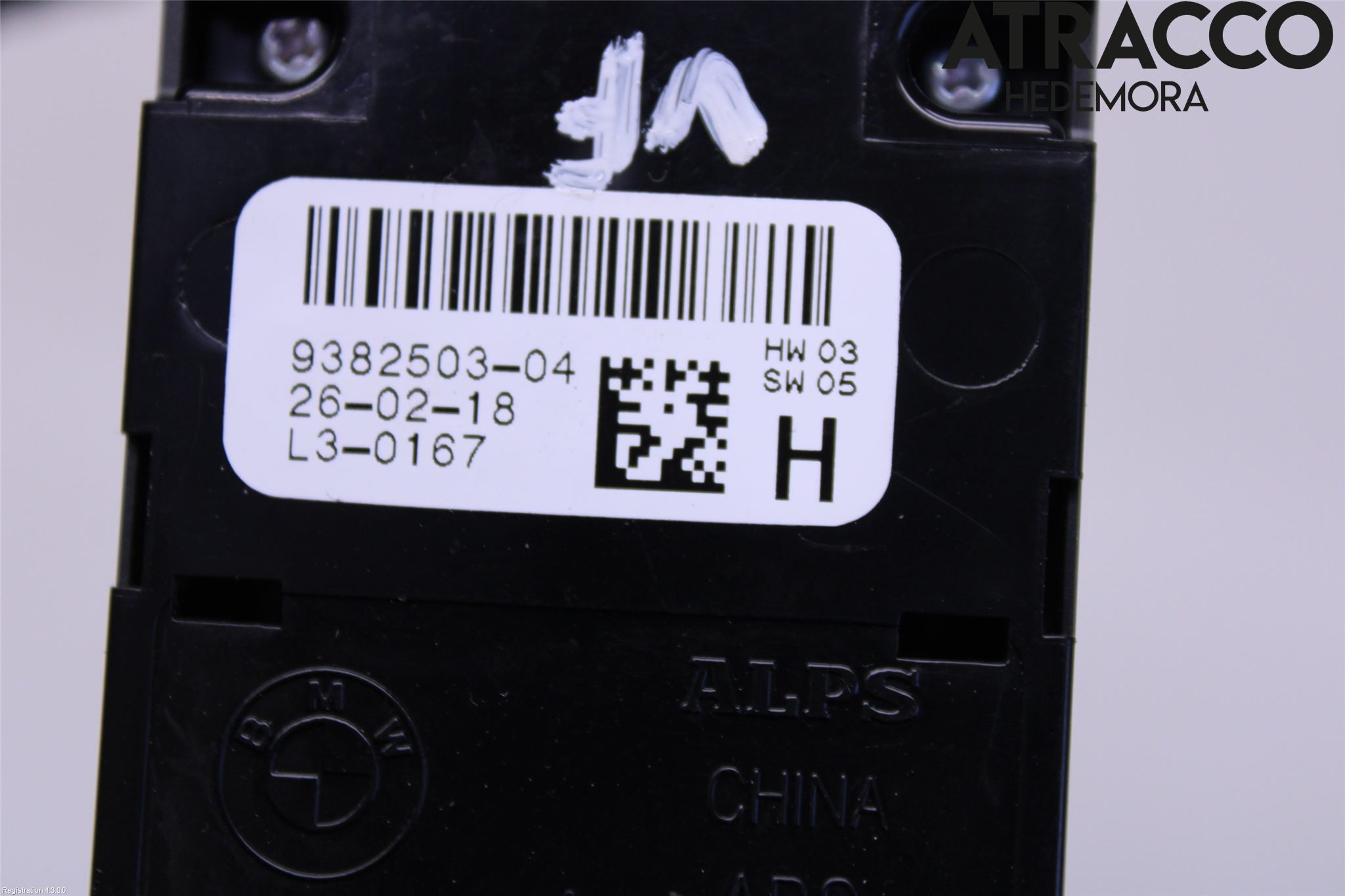 BMW 7 G11/G12 15-22 Strömställare Elhiss
