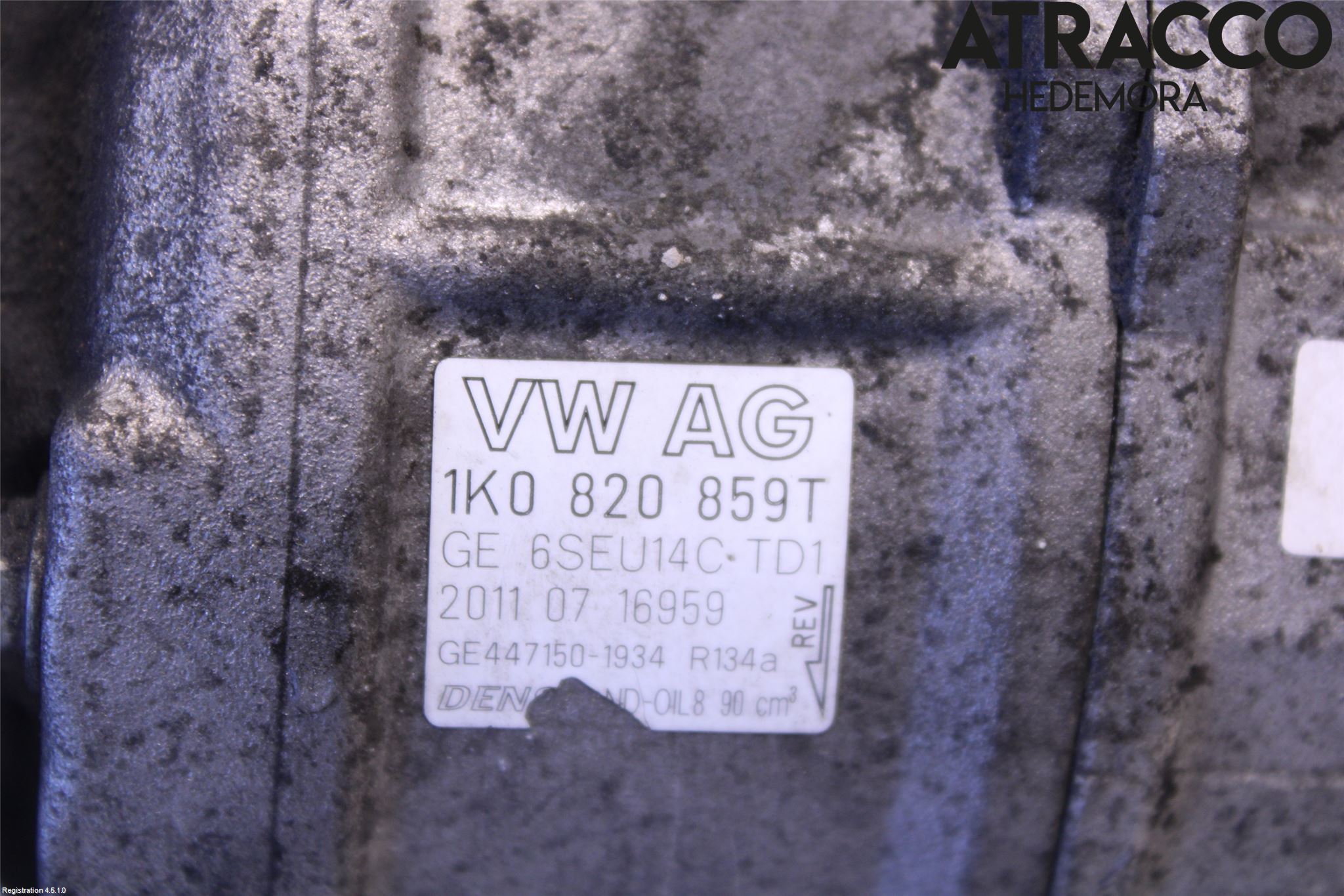 Volkswagen VW PASSAT 11-14 Ac Kompressor