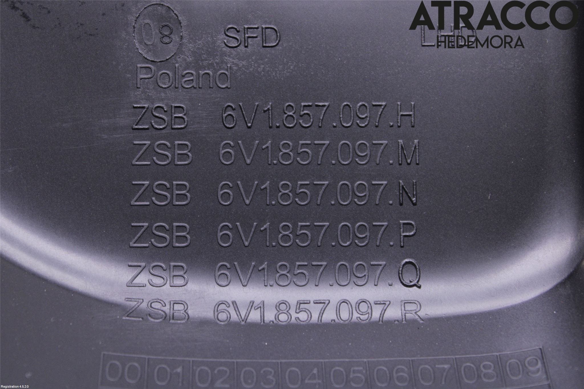 Skoda FABIA 15-21 Handskfack