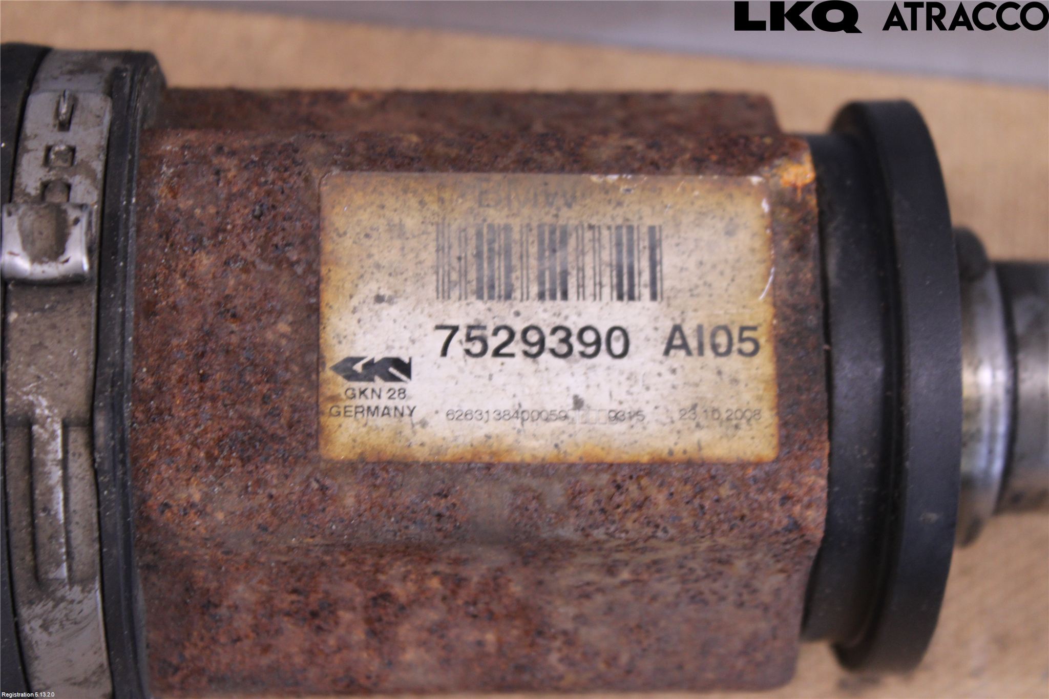 BMW 3 E90/91 SED/TOU 05-12 Drivaxel Fram Höger