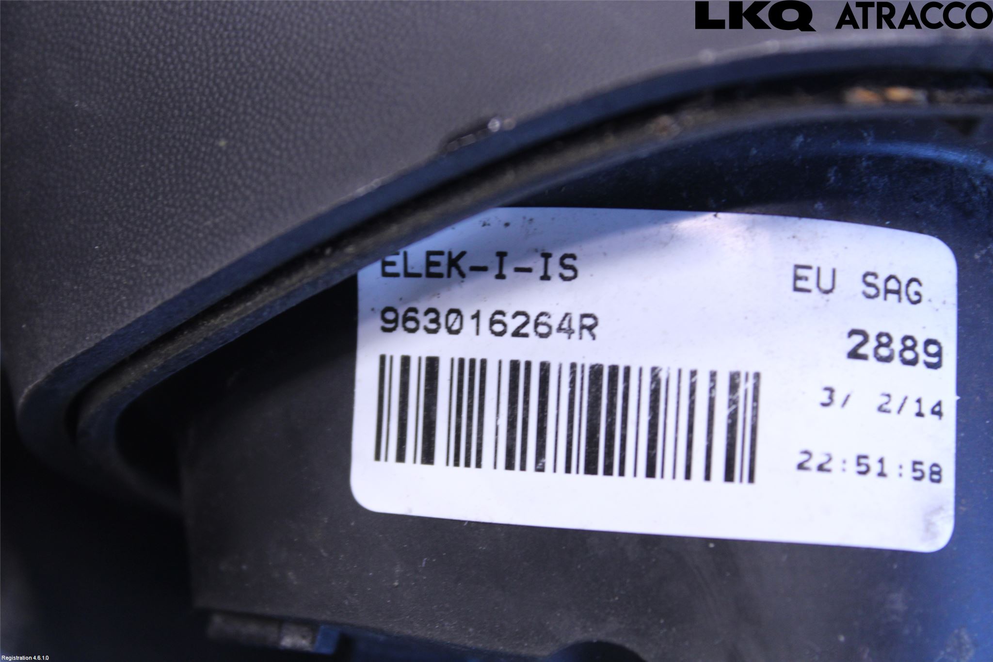 Renault CLIO IV 12-16 Spegel Yttre El Hö