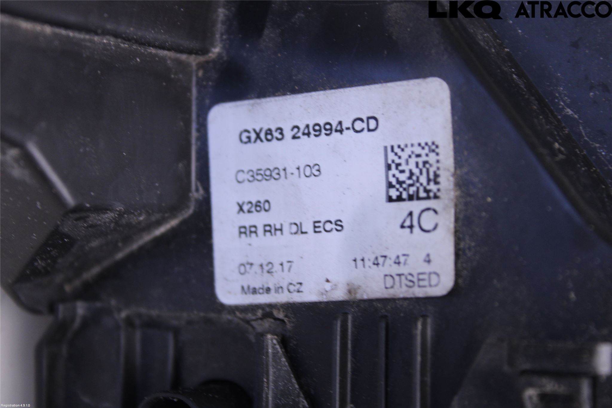 Jaguar XF (X260) 16-24 Låskista-Dörrlås