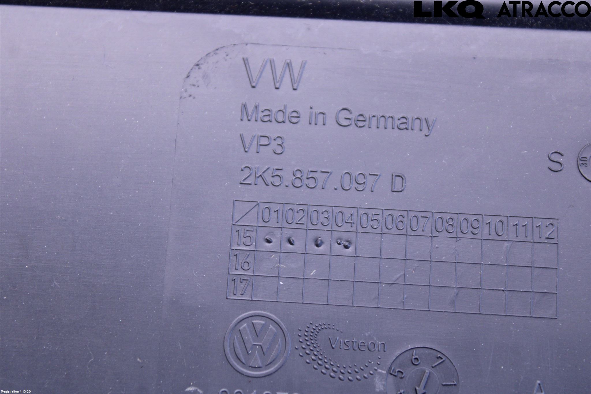 Volkswagen VW CADDY 11-15 Handskfack