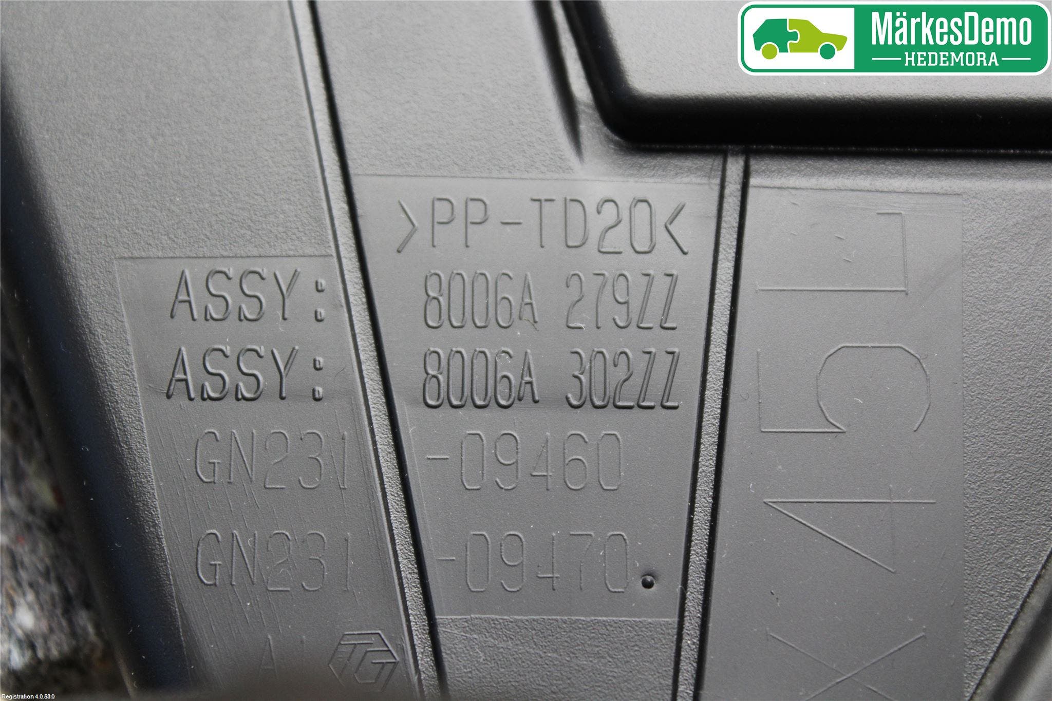 Mitsubishi ASX 10-22 Handskfacklucka