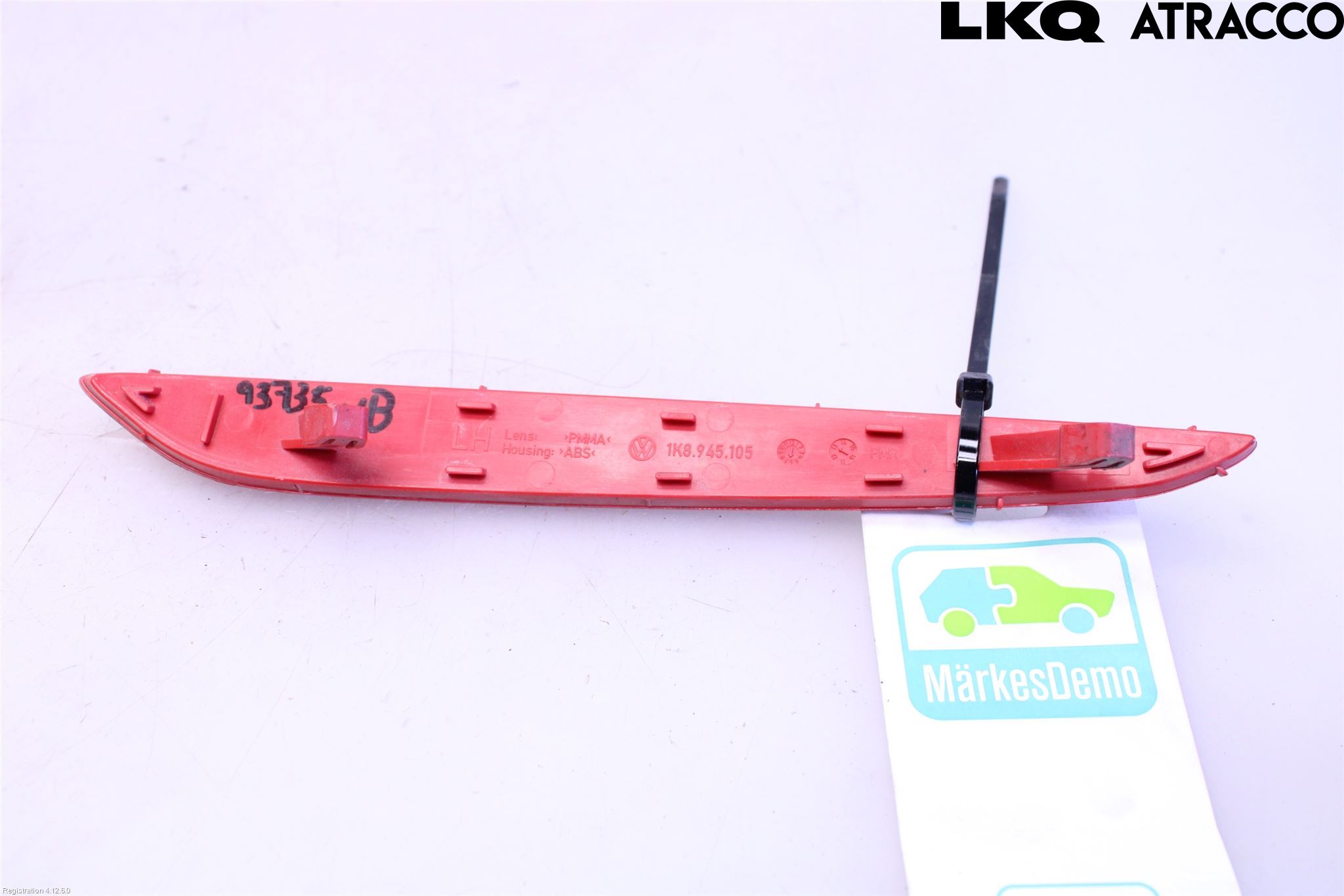 Volkswagen VW SCIROCCO 09-17 Dimljus/Reflex Bak